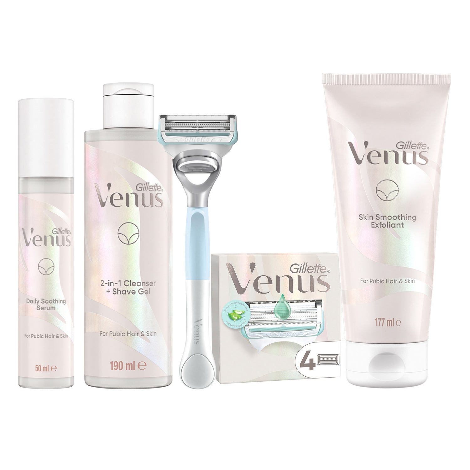 Venus Pubic Hair and Skin Full Regime Gillette UK