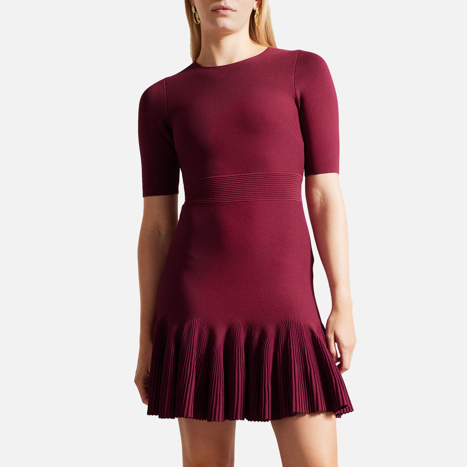 Ted Baker Josafee Peplum Knit Dress