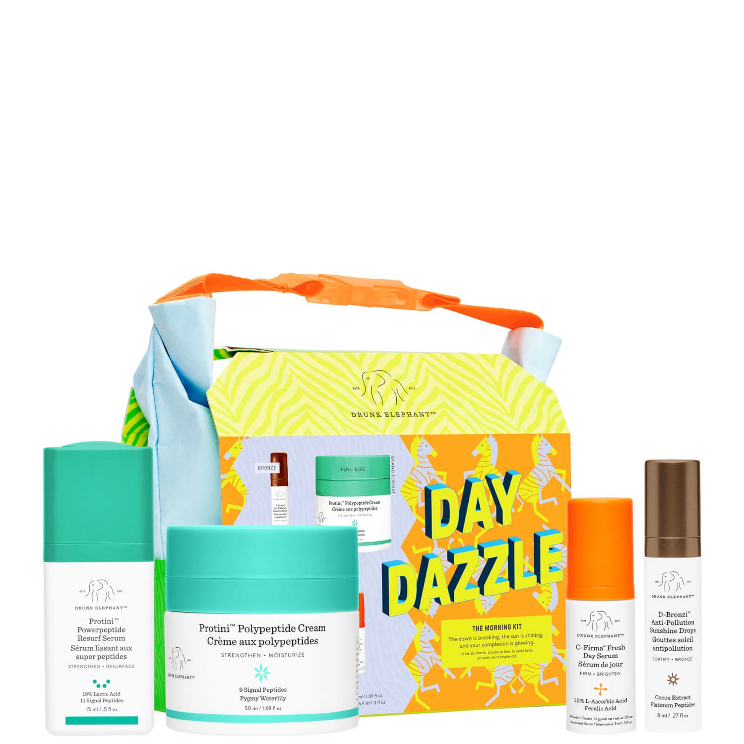 Drunk Elephant Day Dazzle Holiday Kit (Worth £212.00) LOOKFANTASTIC