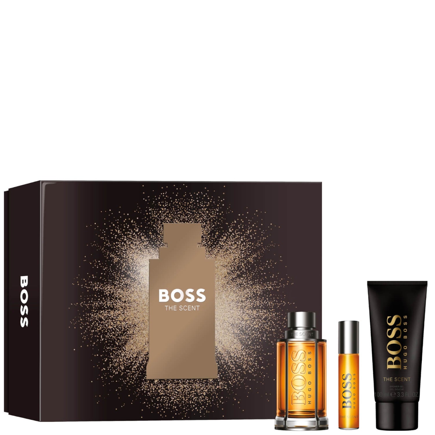 HUGO BOSS Christmas 2023 The Scent For Him Eau de Toilette Spray 100ml Gift Set Gratis