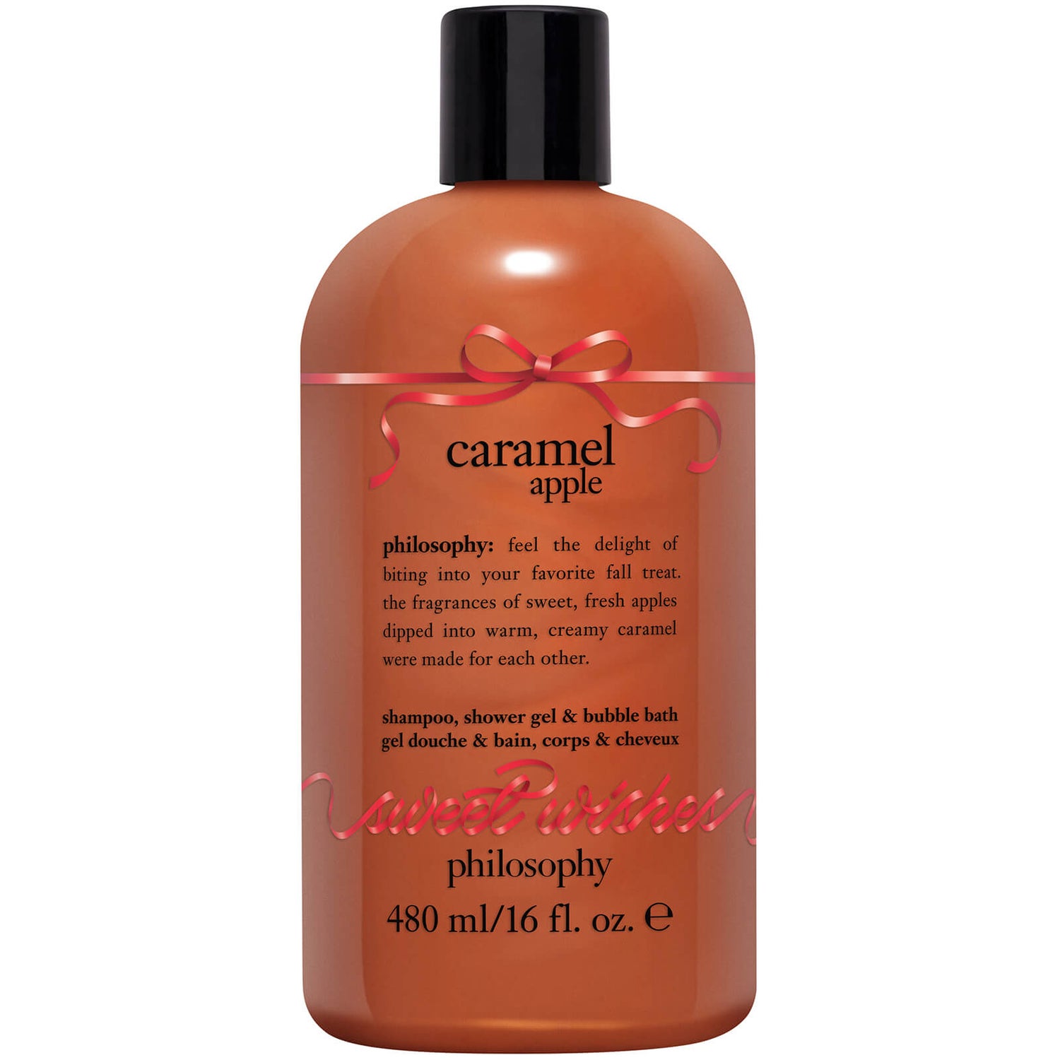Philosophy Christmas 2023 Caramel Apple Shower Gel & Bubble Bath 480ml