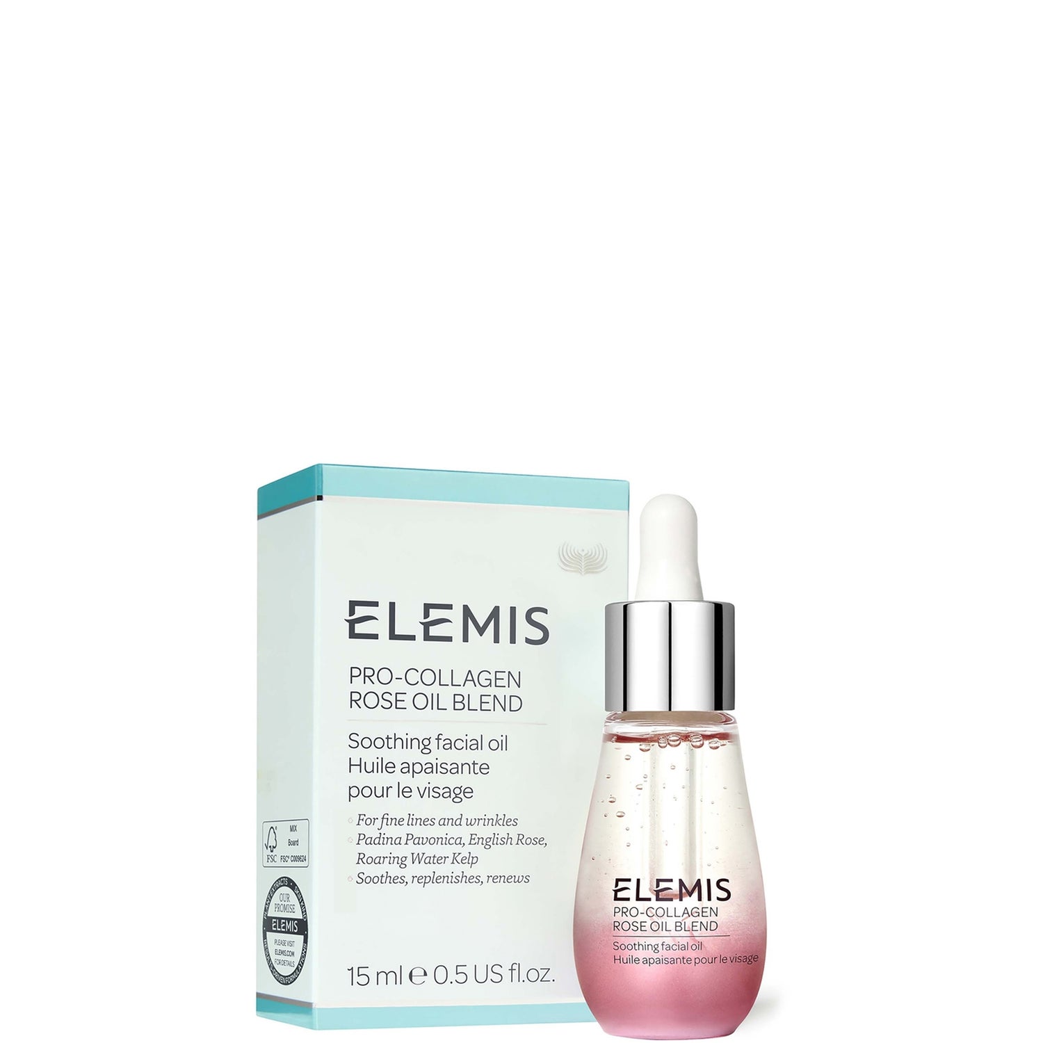 Huile visage Elemis Pro-Collagen à la rose