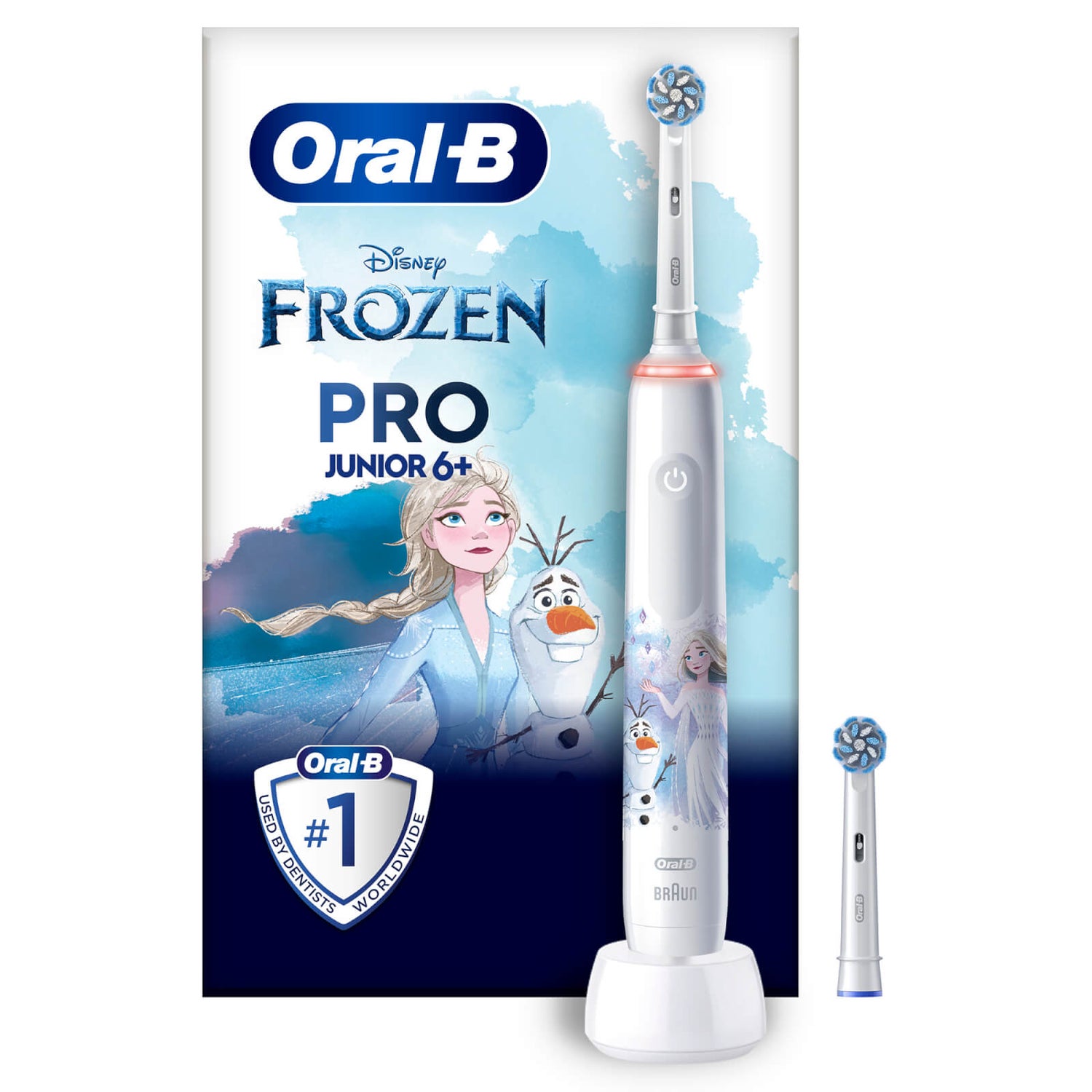 OralB Pro Junior Frozen Elektrische Zahnbürste, für Kinder ab 6 Jahren