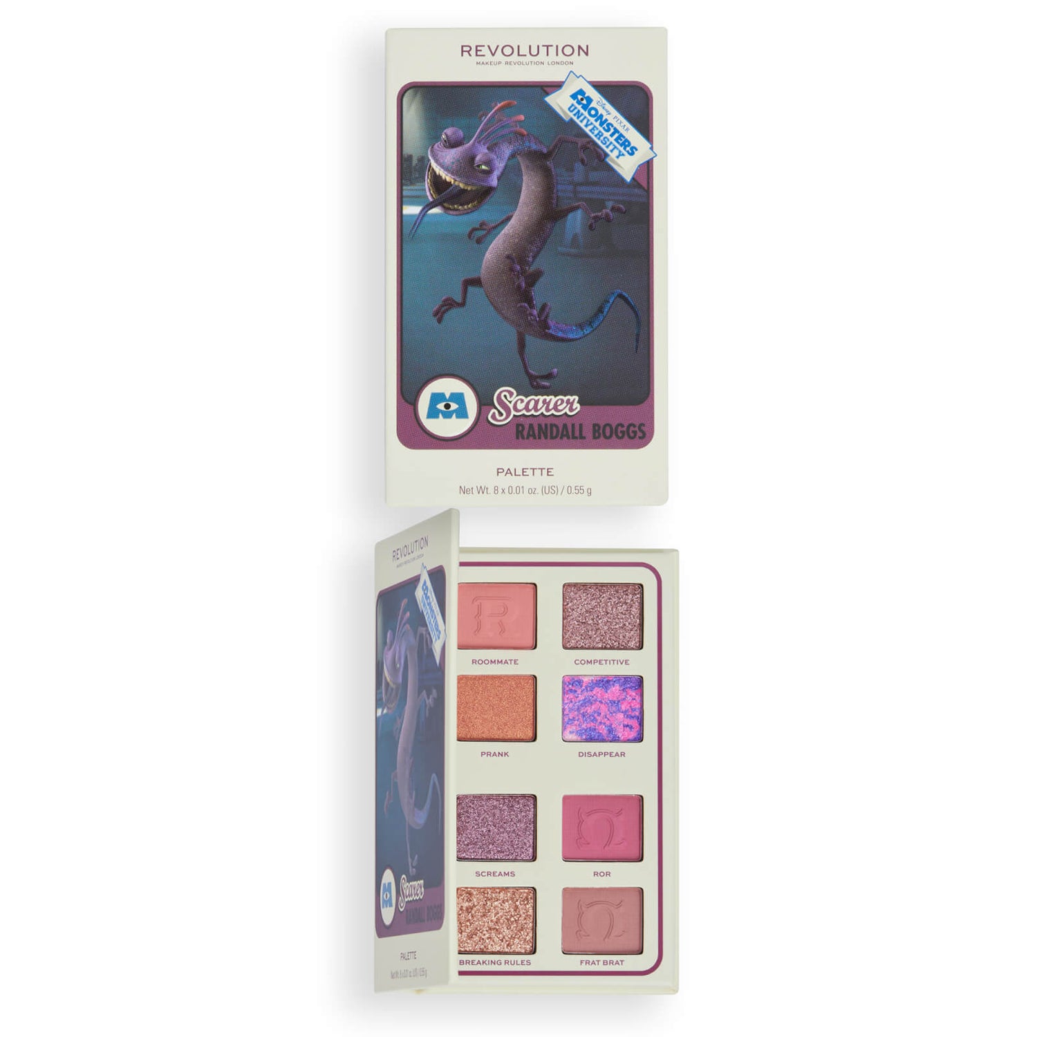 Revolution x Monsters University Randall Scare Card Palette
