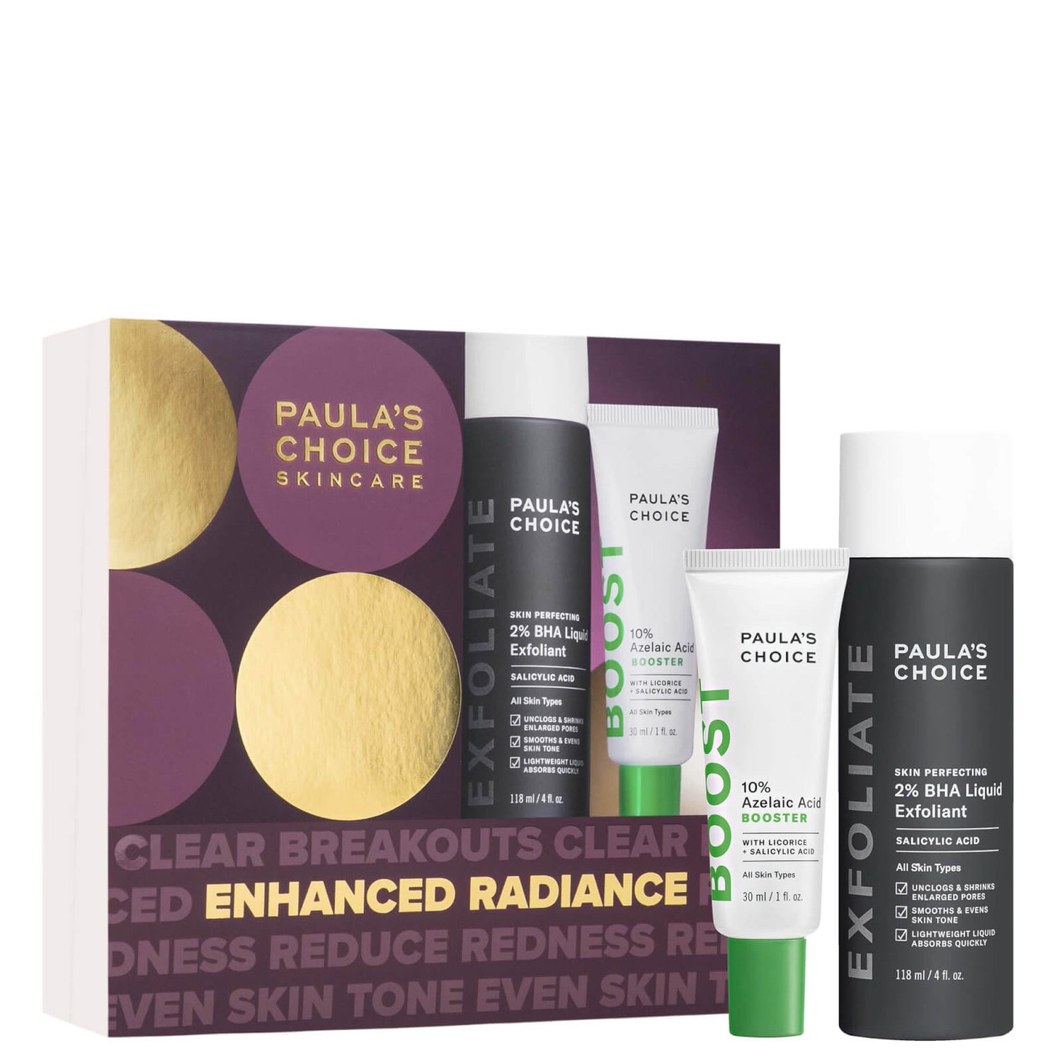 Paula's Choice Enhanced Radiance Gift Set (Worth £75.00) Cult Beauty