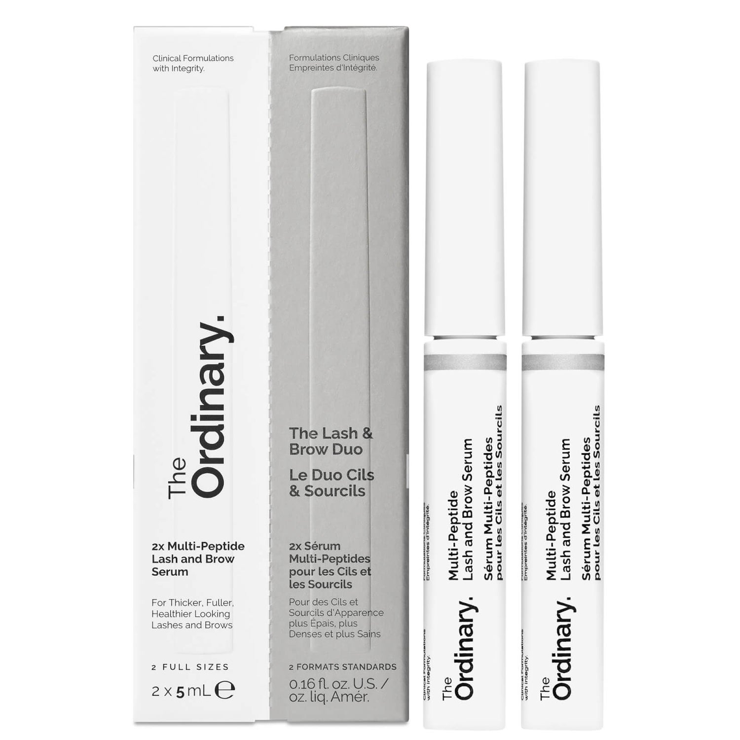 The Ordinary The Lash and Brow 5ml Duo lookfantastic HK