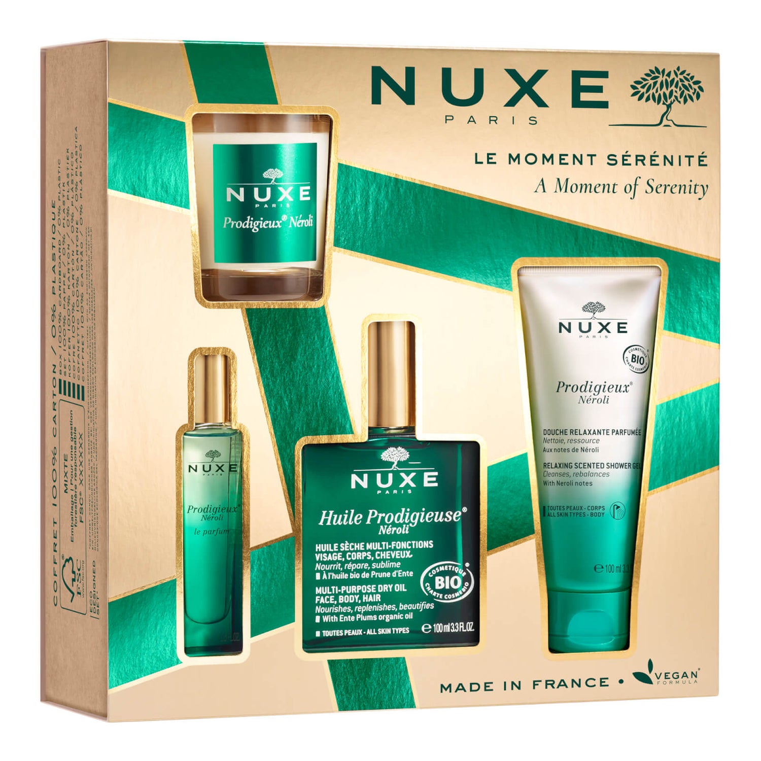 NUXE The Prodigieux Neroli Gift Set (Worth £63.00) LOOKFANTASTIC