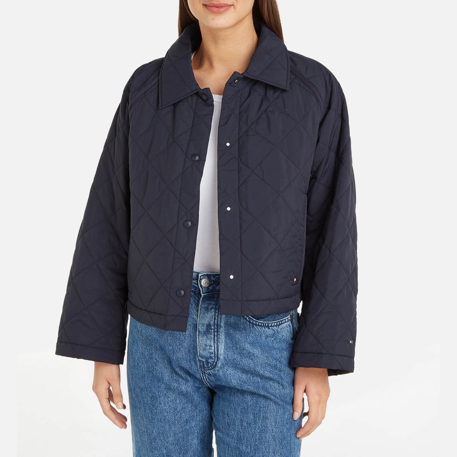 Tommy Hilfiger Logo Nylon Quilted Jacket