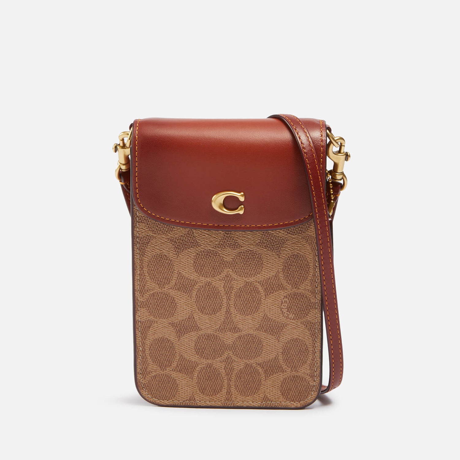 Coach Signature C Coated Canvas Crossbody Phone Bag