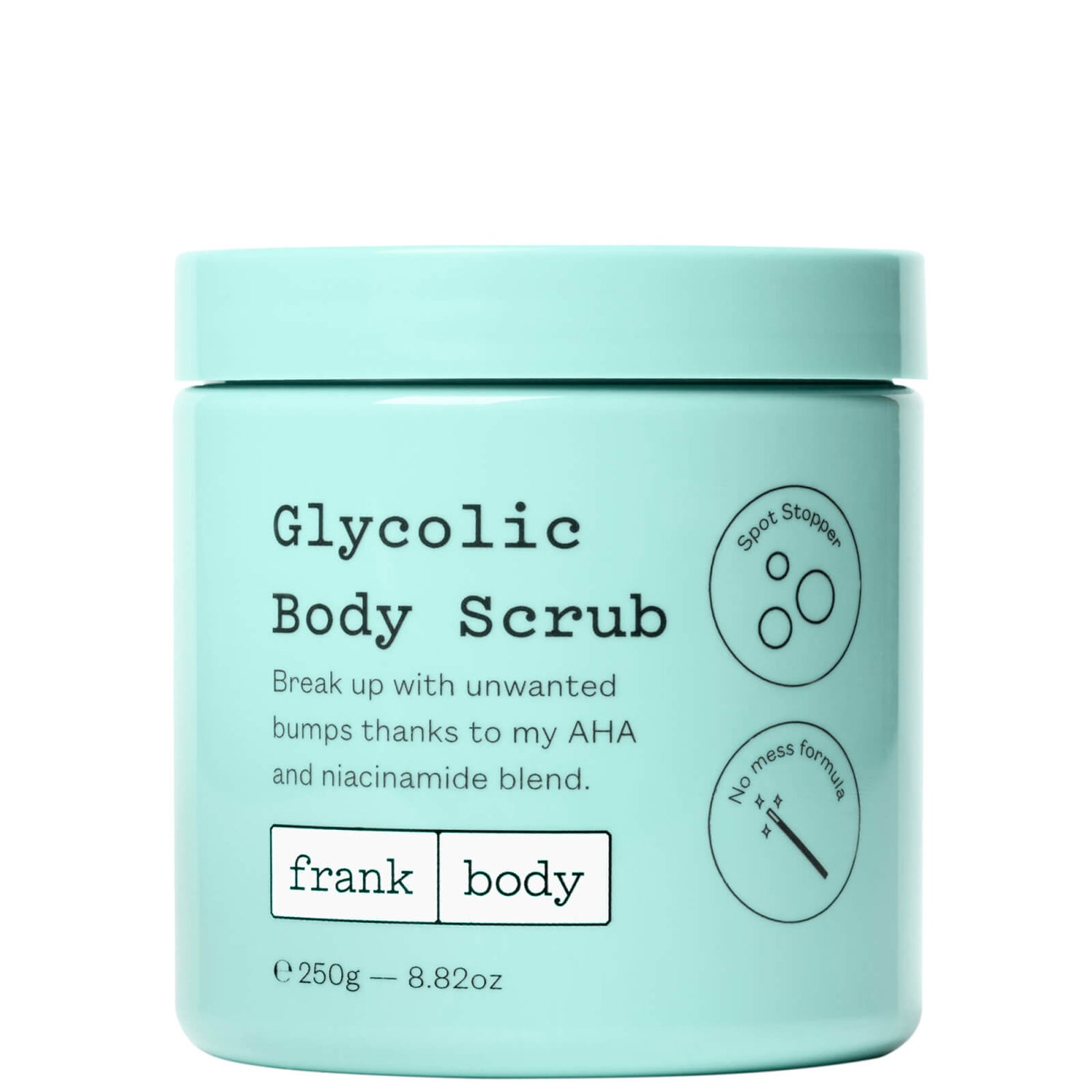 Frank Body Glycolic Body Scrub 250g LOOKFANTASTIC