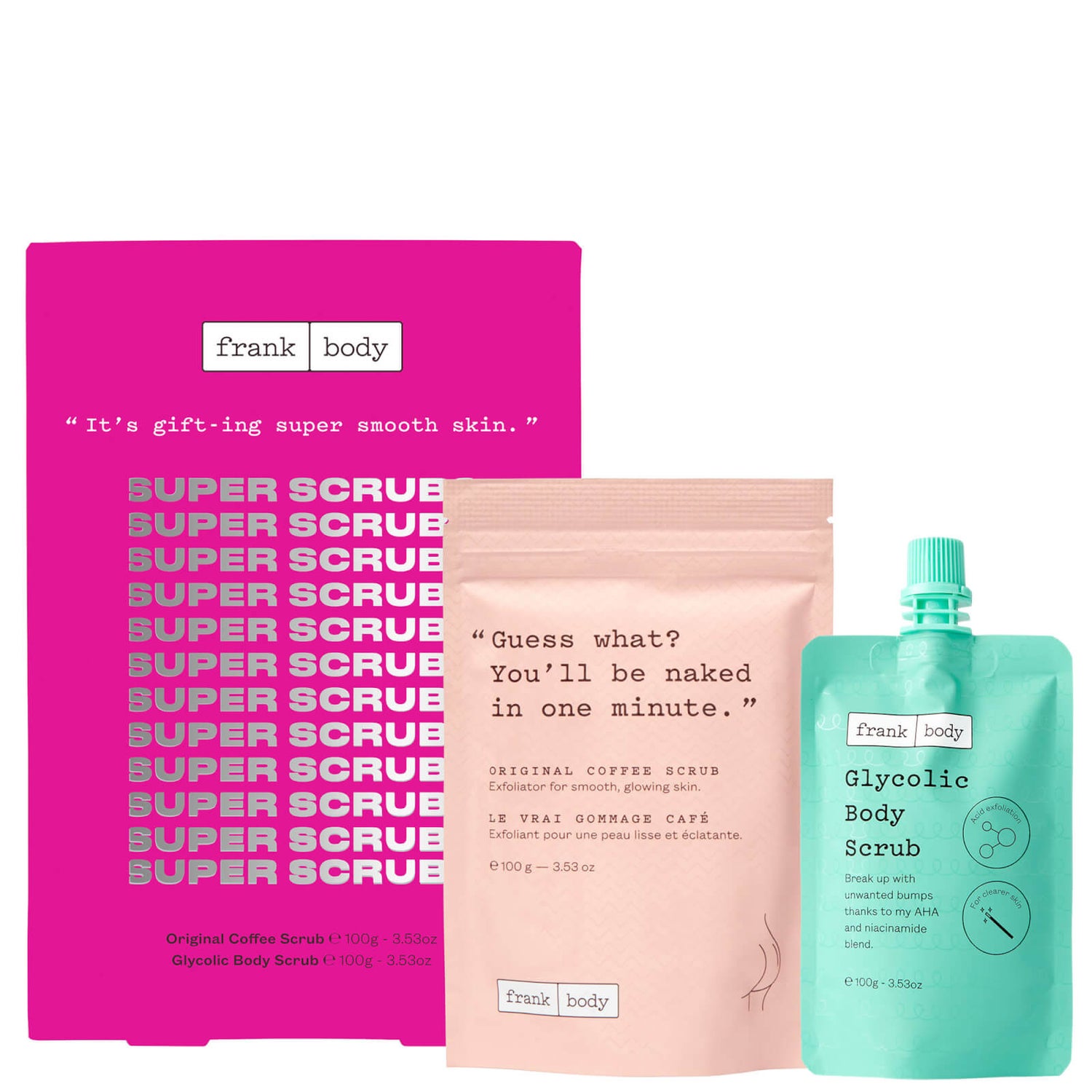Frank Body Super Scrubs Kit lookfantastic Singapore
