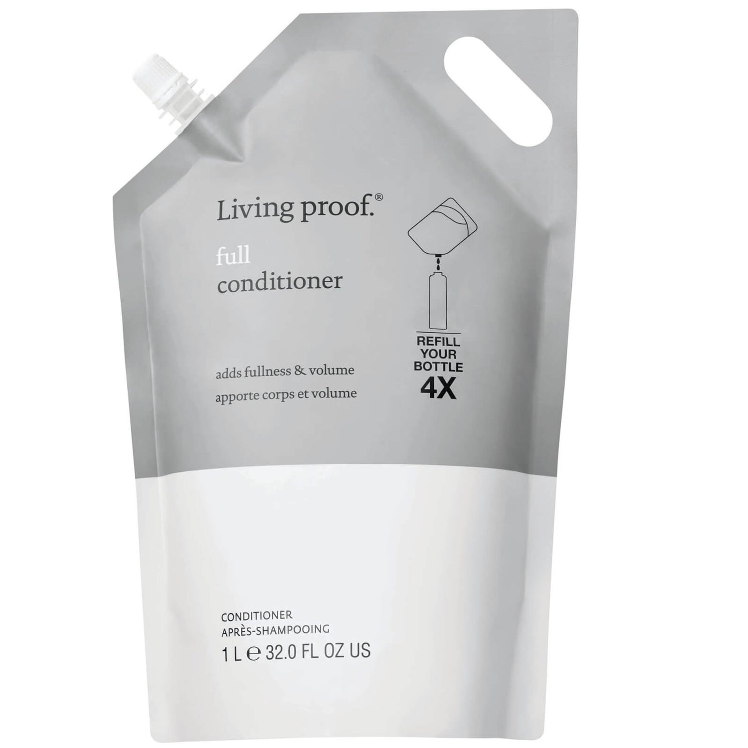 Living Proof Full Conditioner Refill Pouch 1L LOOKFANTASTIC