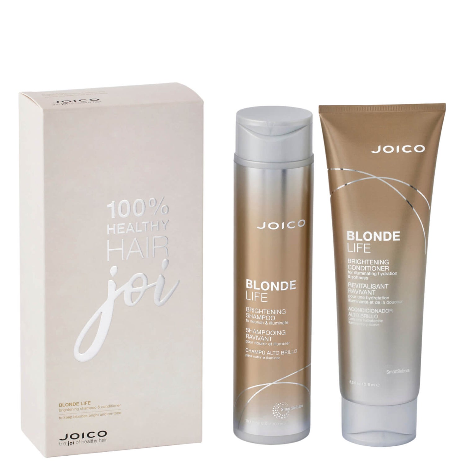 Joico Blonde Life Brightening Healthy Hair Joi Gift Set lookfantastic