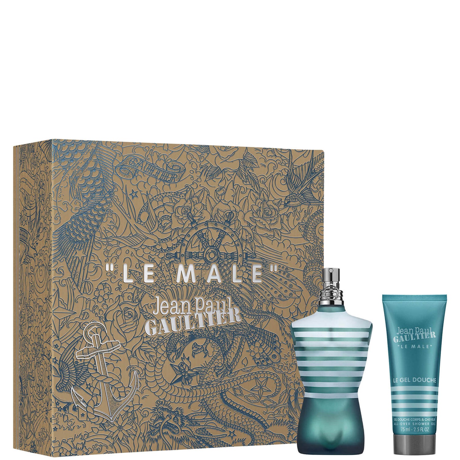 Jean Paul Gaultier Le Male Eau de Toilette 75ml Set Free Shipping Lookfantastic