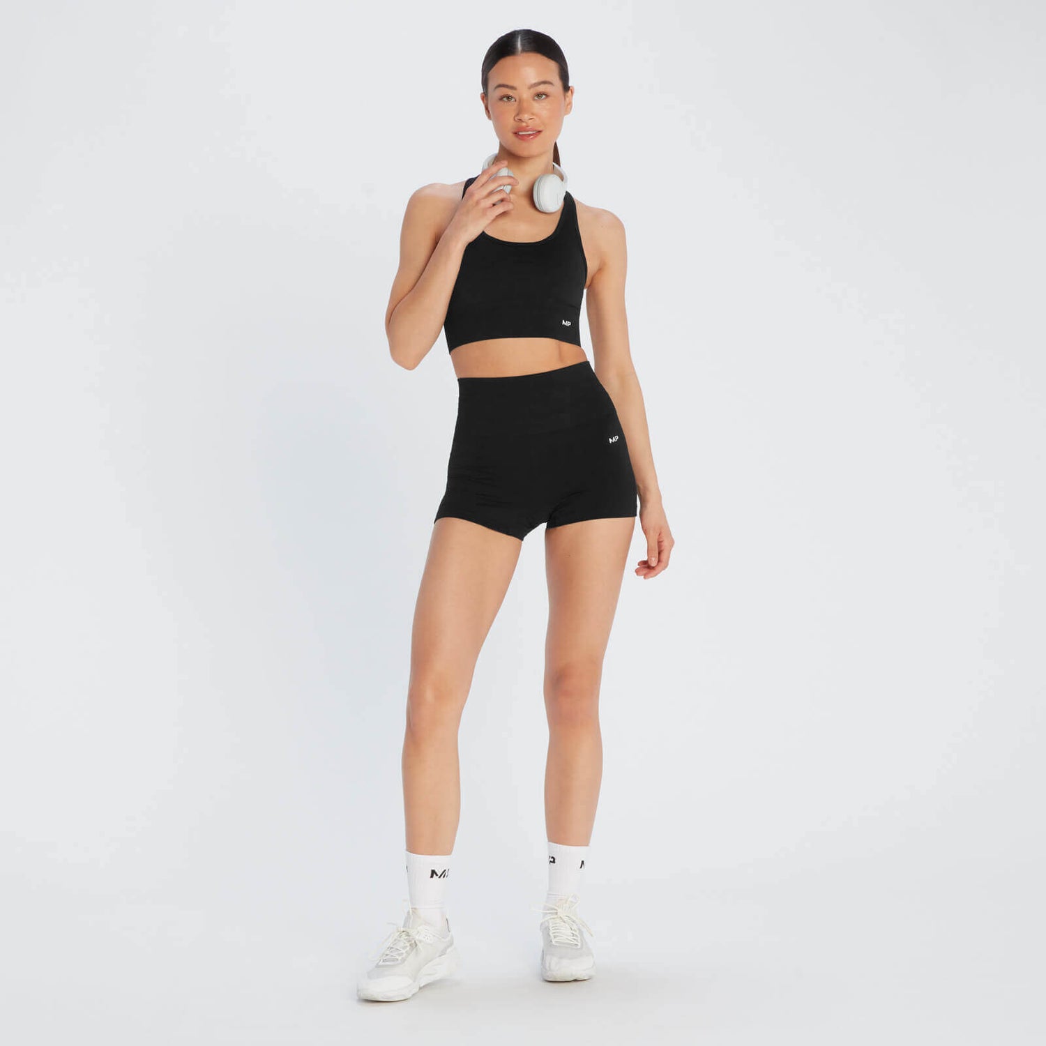 MP Women's Shape Seamless Cross Strap Sports Bra & Cycling Shorts