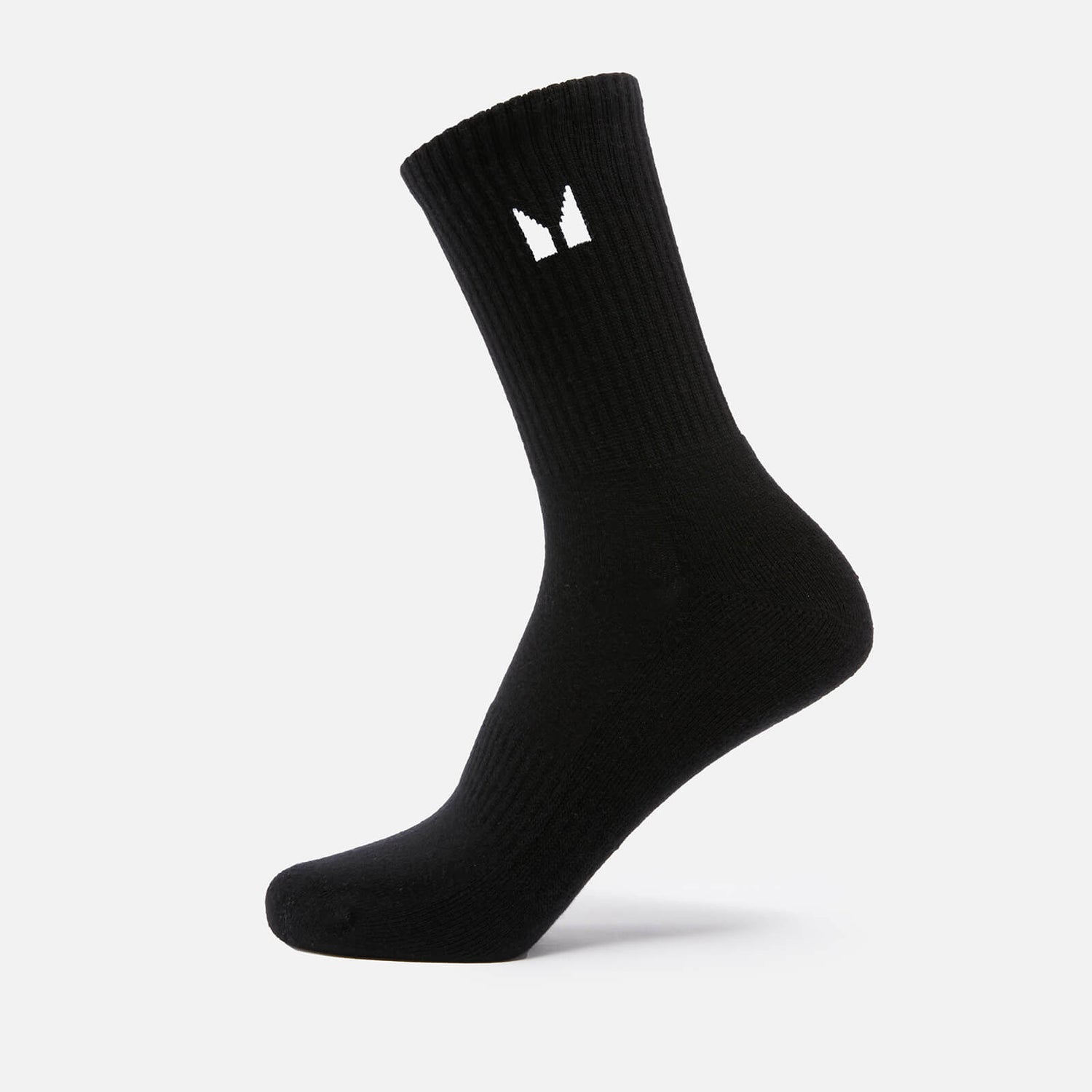 MP Unisex Crew Socks Black MYPROTEIN™