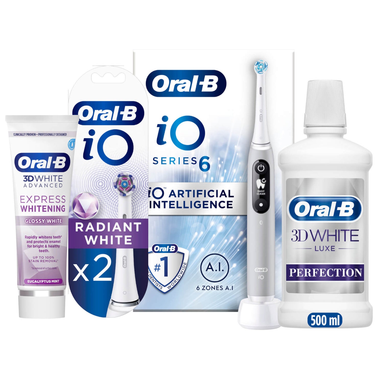 Oral B Premium Whitening Bundle OralB UK