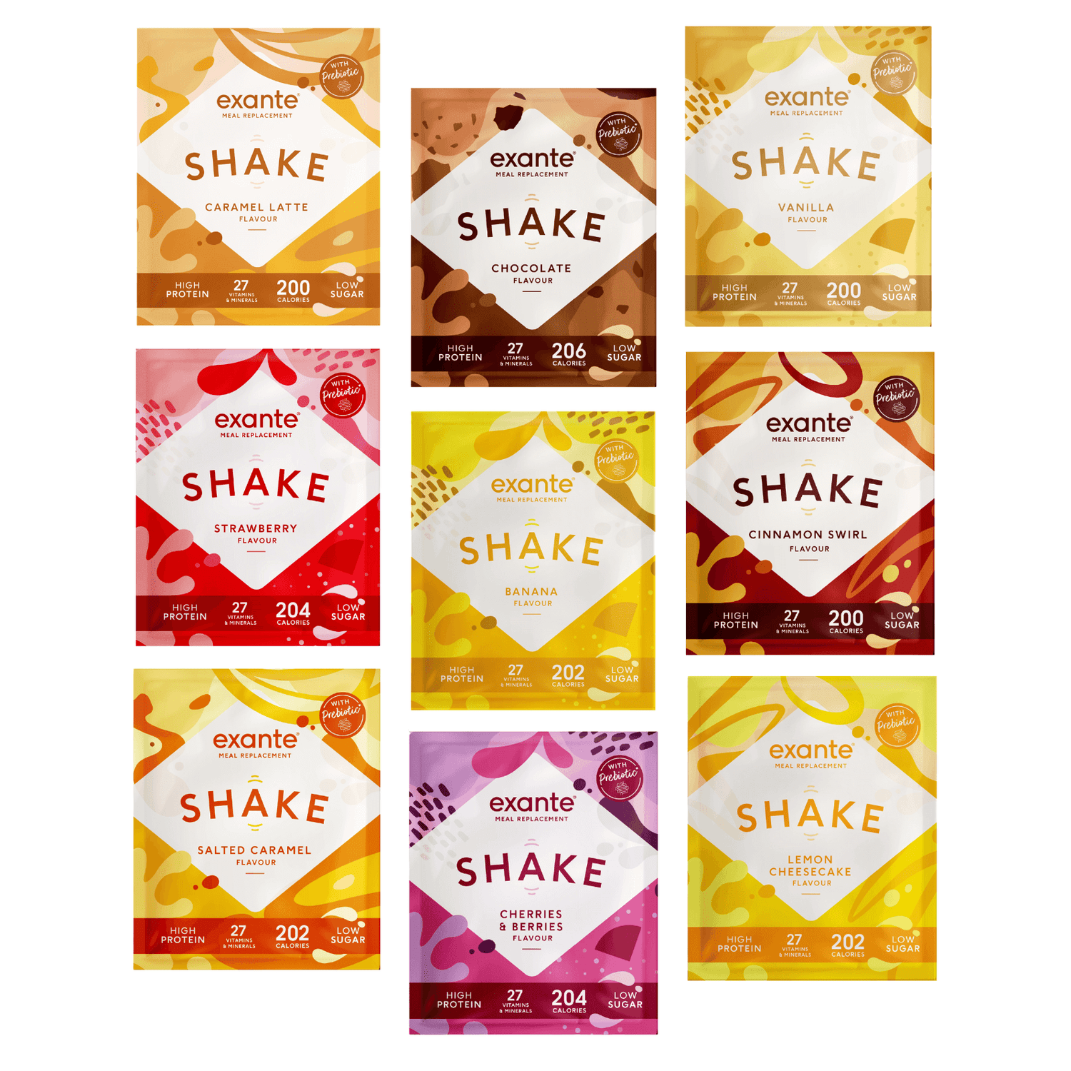 Meal Replacement Shake Bundle Exante UK