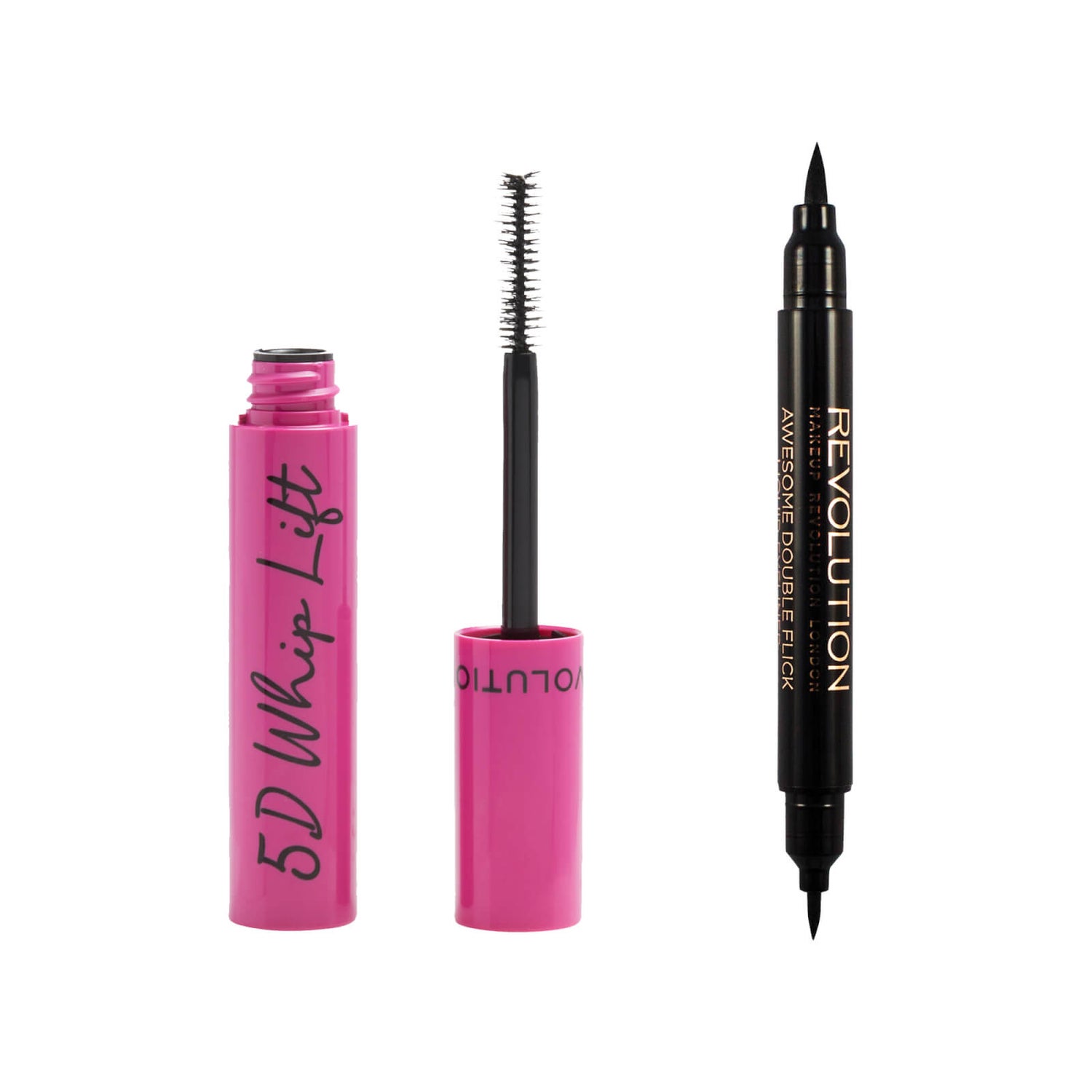 Makeup Revolution Mascara and Eyeliner Duo LOOKFANTASTIC