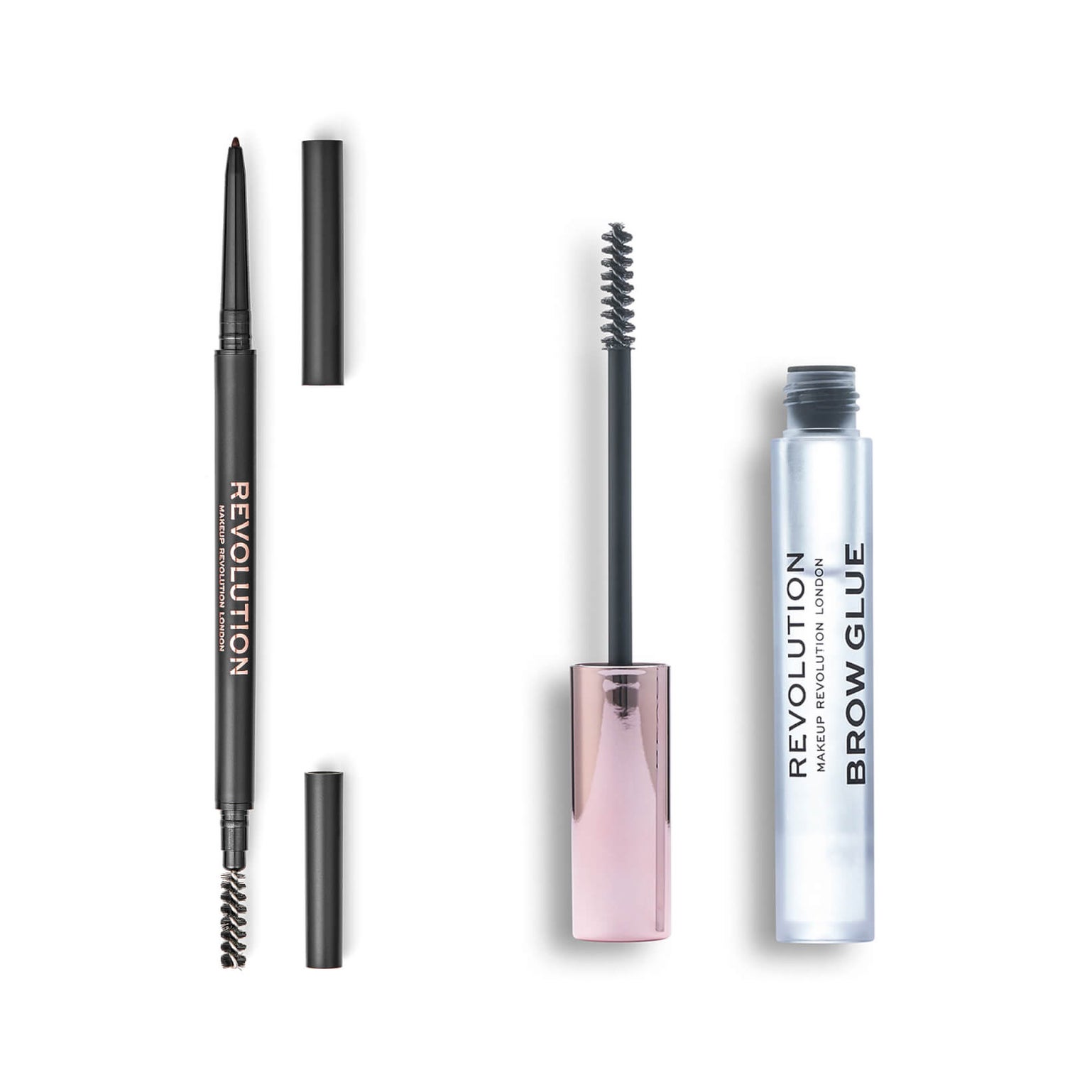Makeup Revolution Brow Duo Medium Brown lookfantastic Singapore