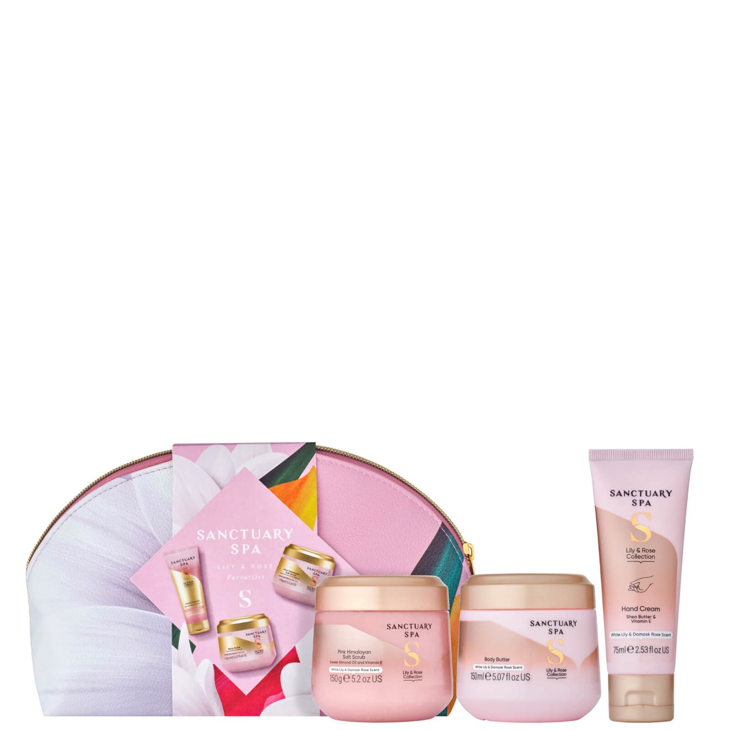 Sanctuary Spa Lily and Rose Favourites Gift Set 375ml Lookfantastic UAE