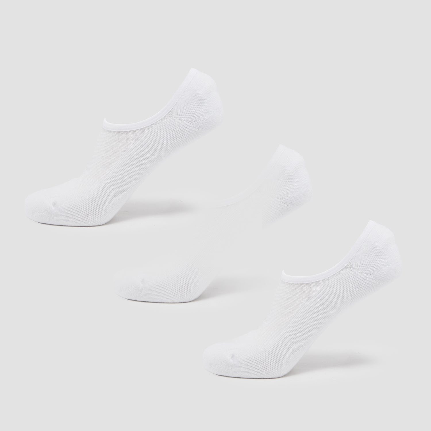 MP Unisex Invisible Socks (3 Pack) White MYPROTEIN™