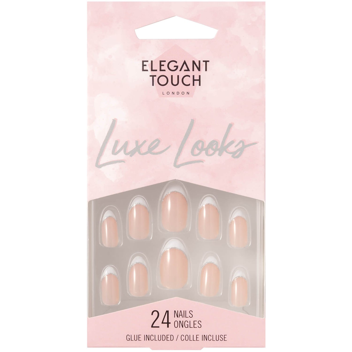 Elegant Touch Luxe Looks False Nails French Fancy You LOOKFANTASTIC