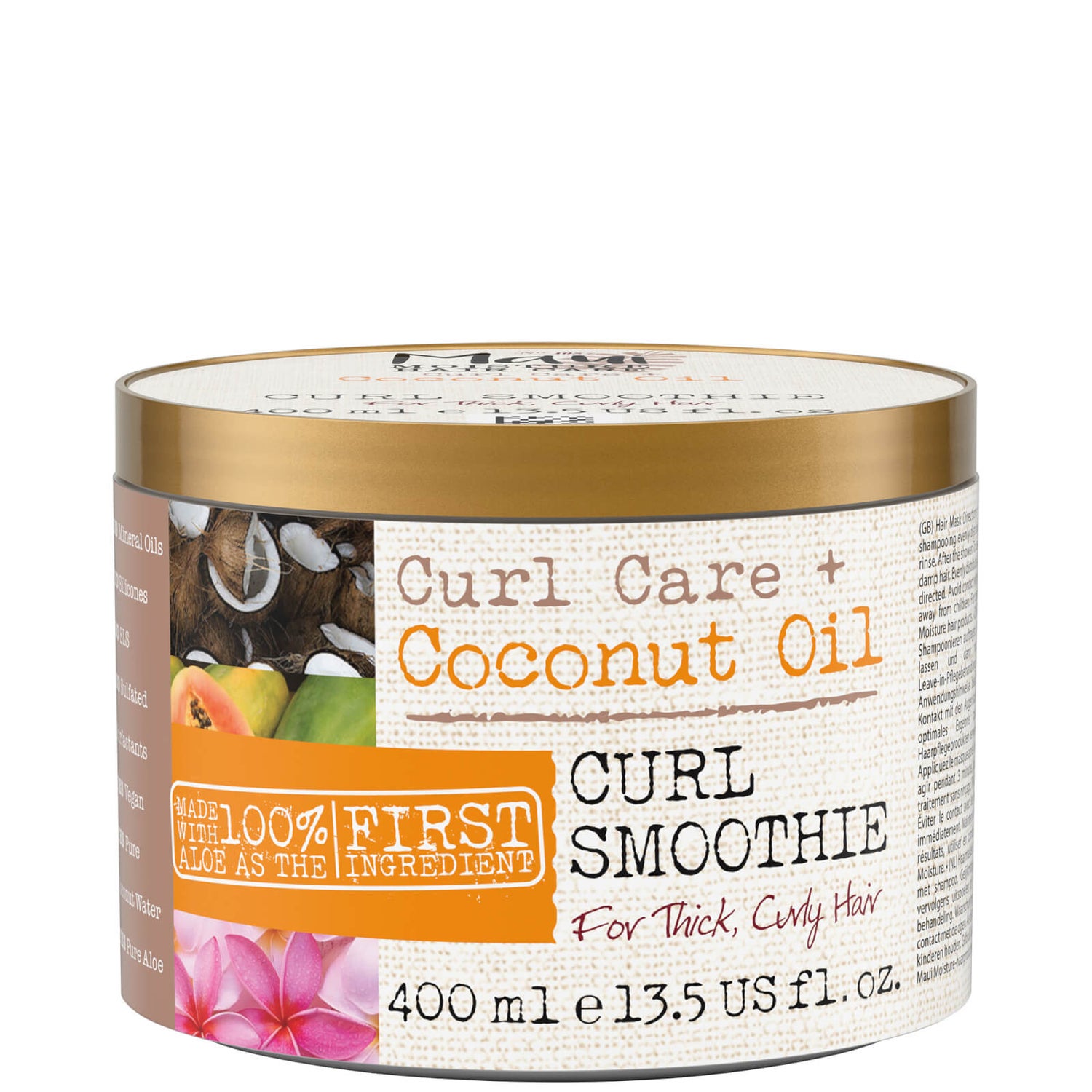 Maui Moisture Curl Quench Coconut Oil Hair Mask 400g LOOKFANTASTIC