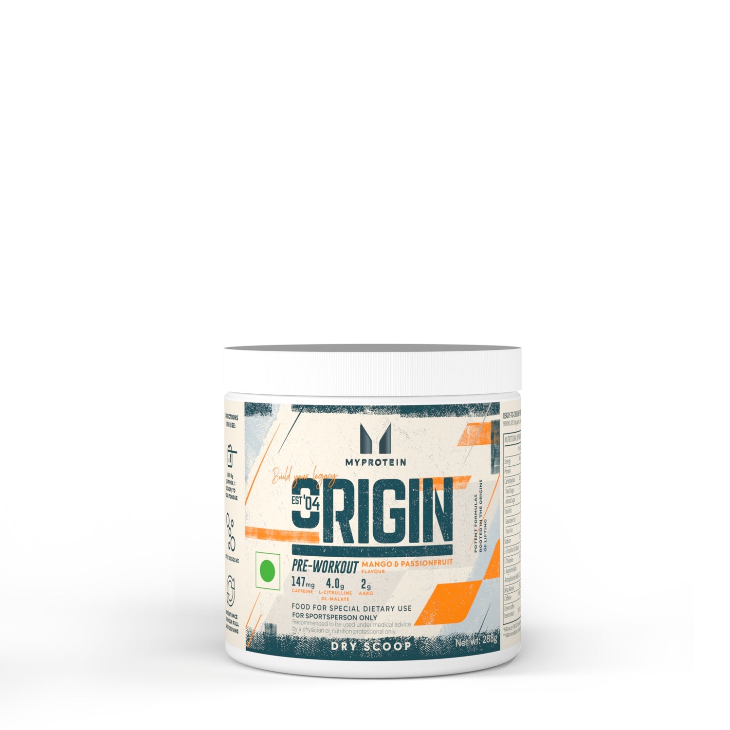 Myprotein Origin PreWorkout Dry Scoop (IND) MYPROTEIN™