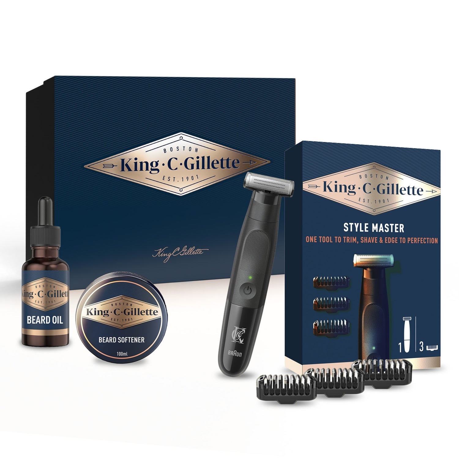King C. Gillette Style Master & Skincare Bundle Gillette UK