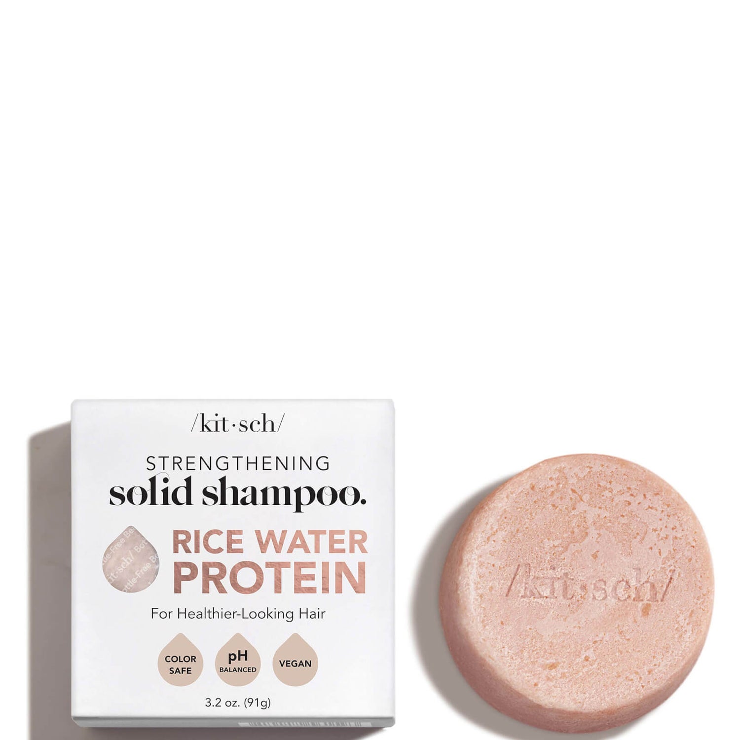 Kitsch Rice Water Protein Shampoo Bar Strengthening lookfantastic HK