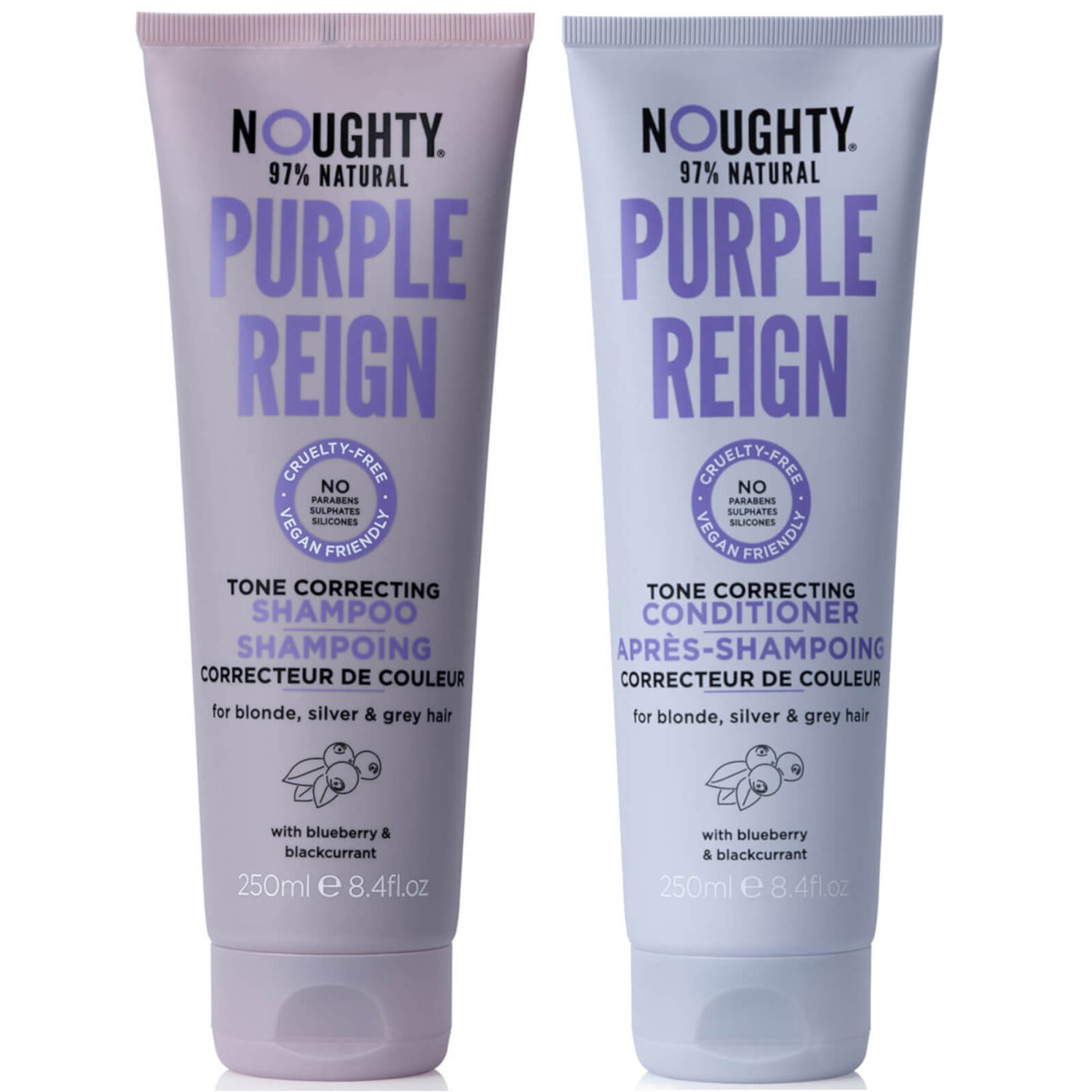 Noughty Purple Reign Shampoo and Conditioner Duo Bundle