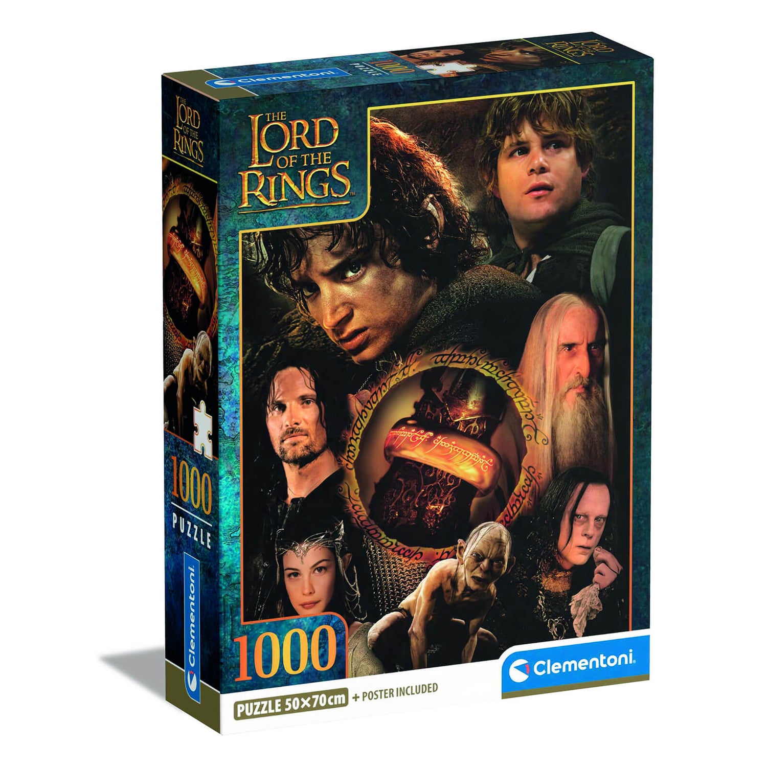Clementoni Lord Of The Rings Rings-1000 Pièces Adultes, Puzzle Film Célèbre Made In Italy, Multicolore 39738