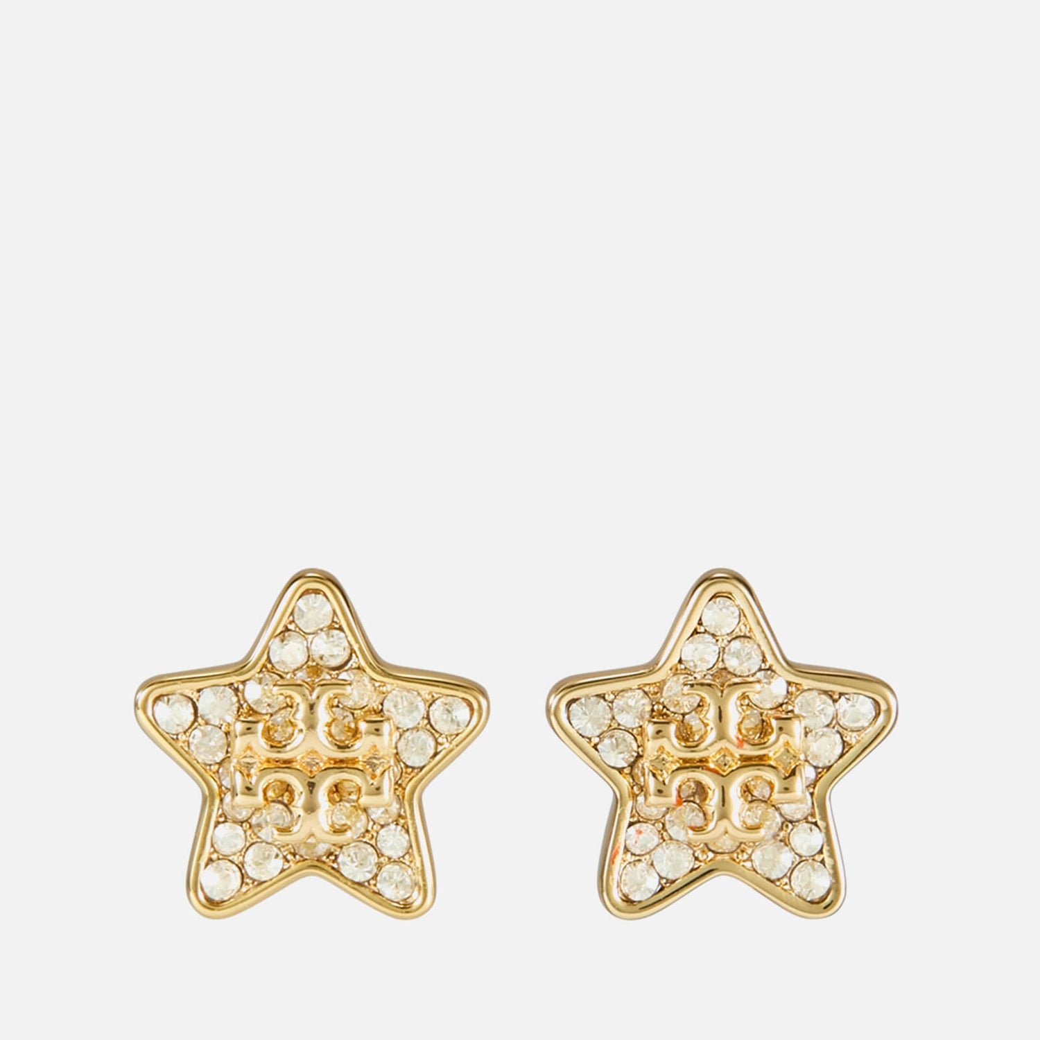 Tory Burch Kira Pave Star Gold-Plated Stud Earrings | TheHut.com