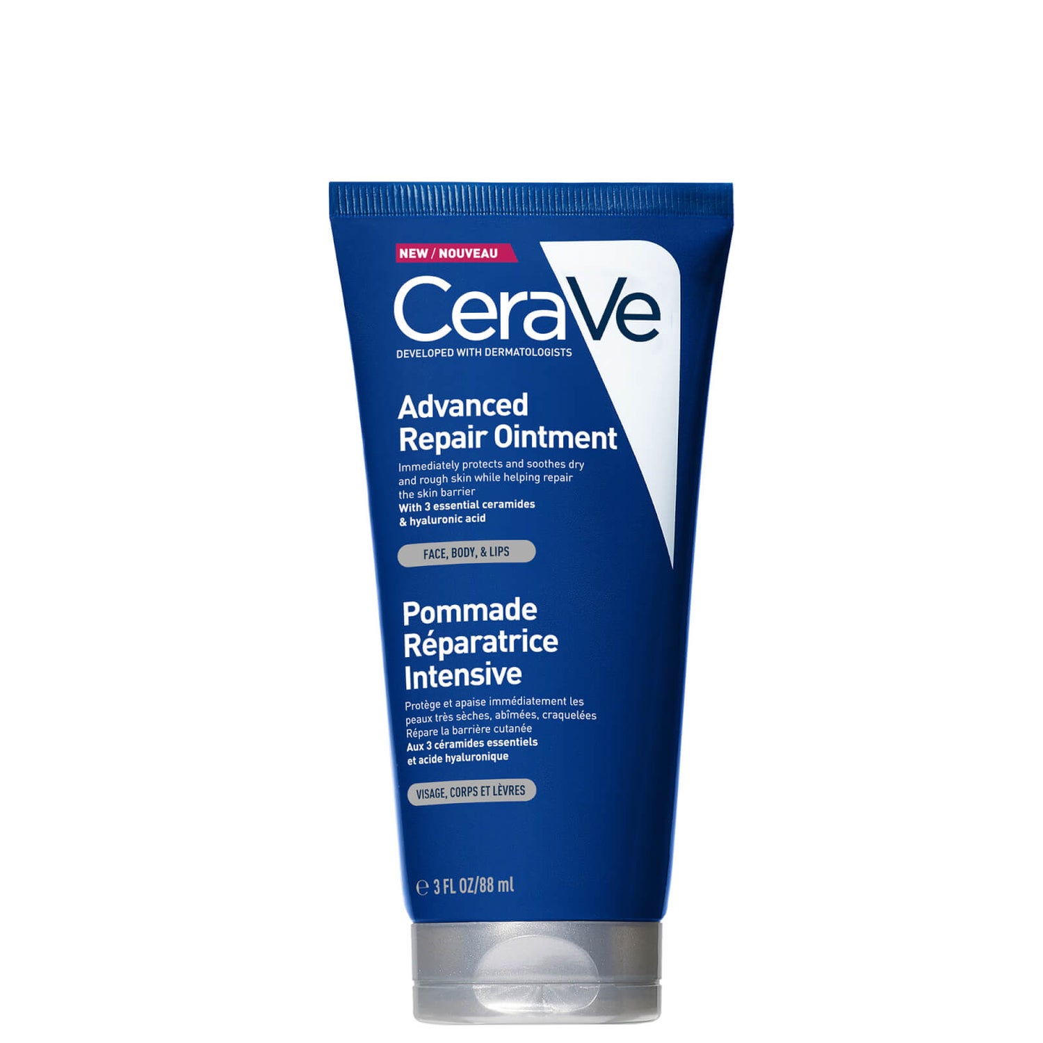 CeraVe Advanced Repair Ointment for Very Dry and Chapped Skin 88ml LOOKFANTASTIC