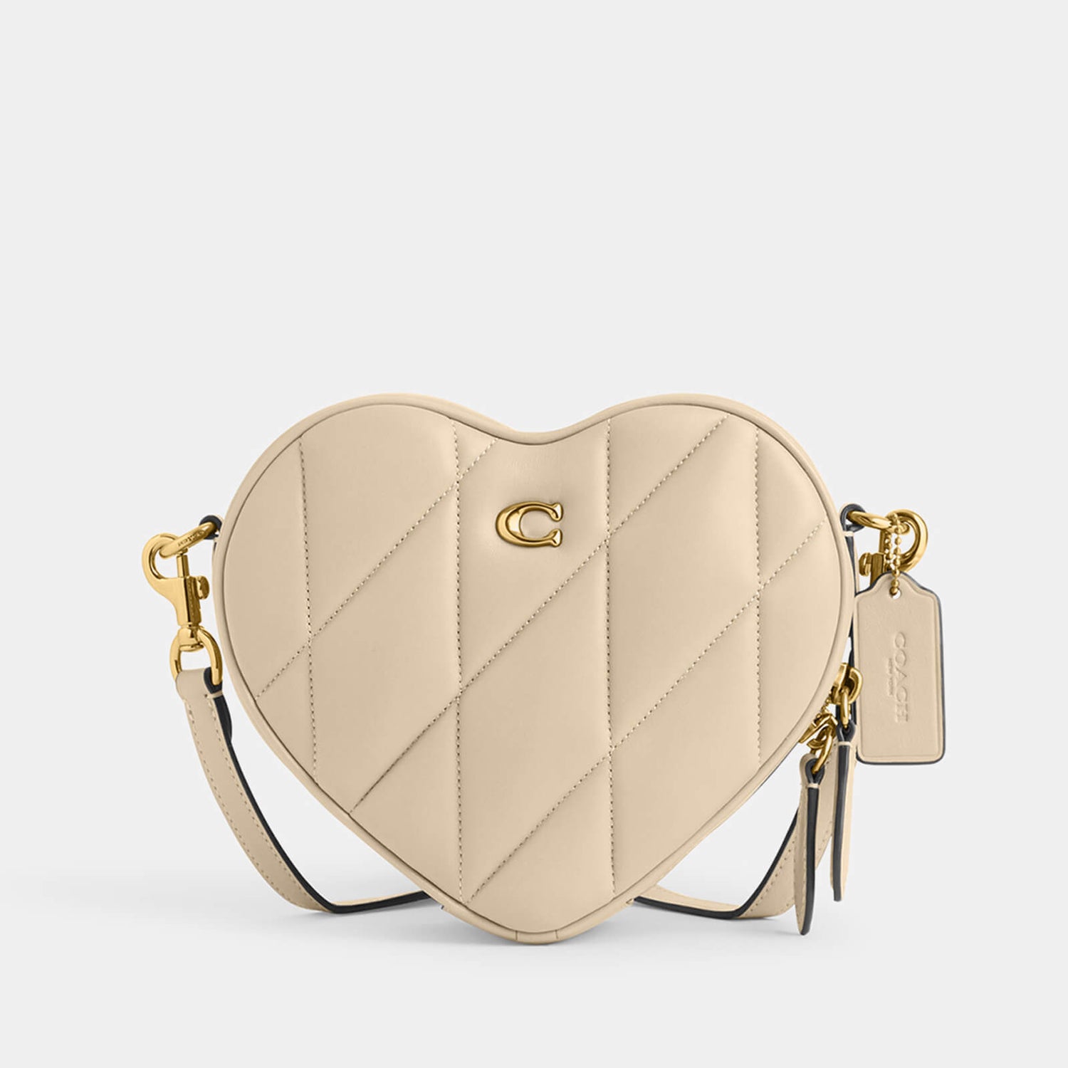 Coach Heart Quilted Leather Crossbody Bag | TheHut.com