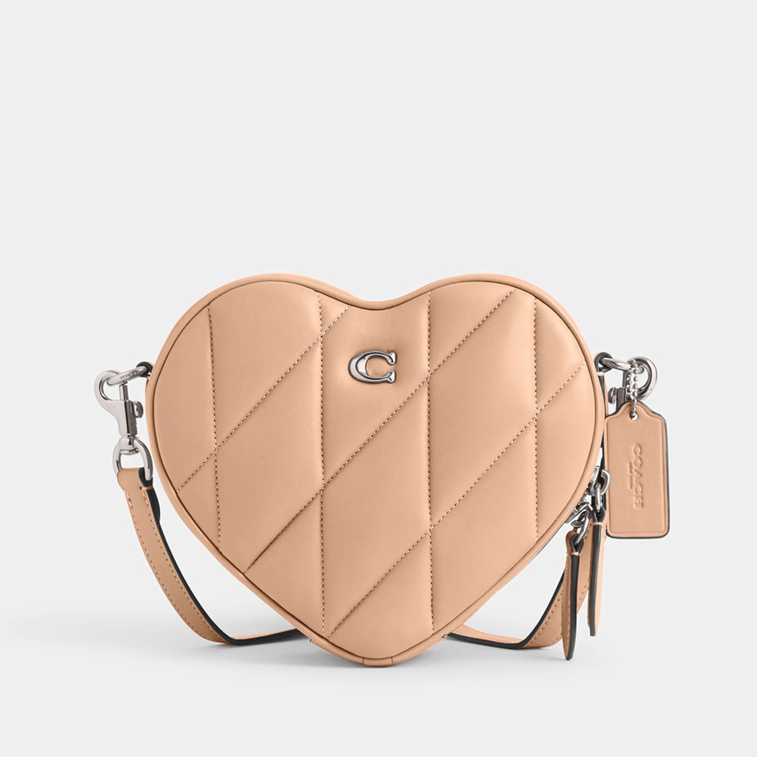 Coach Heart Quilted Leather Crossbody Bag
