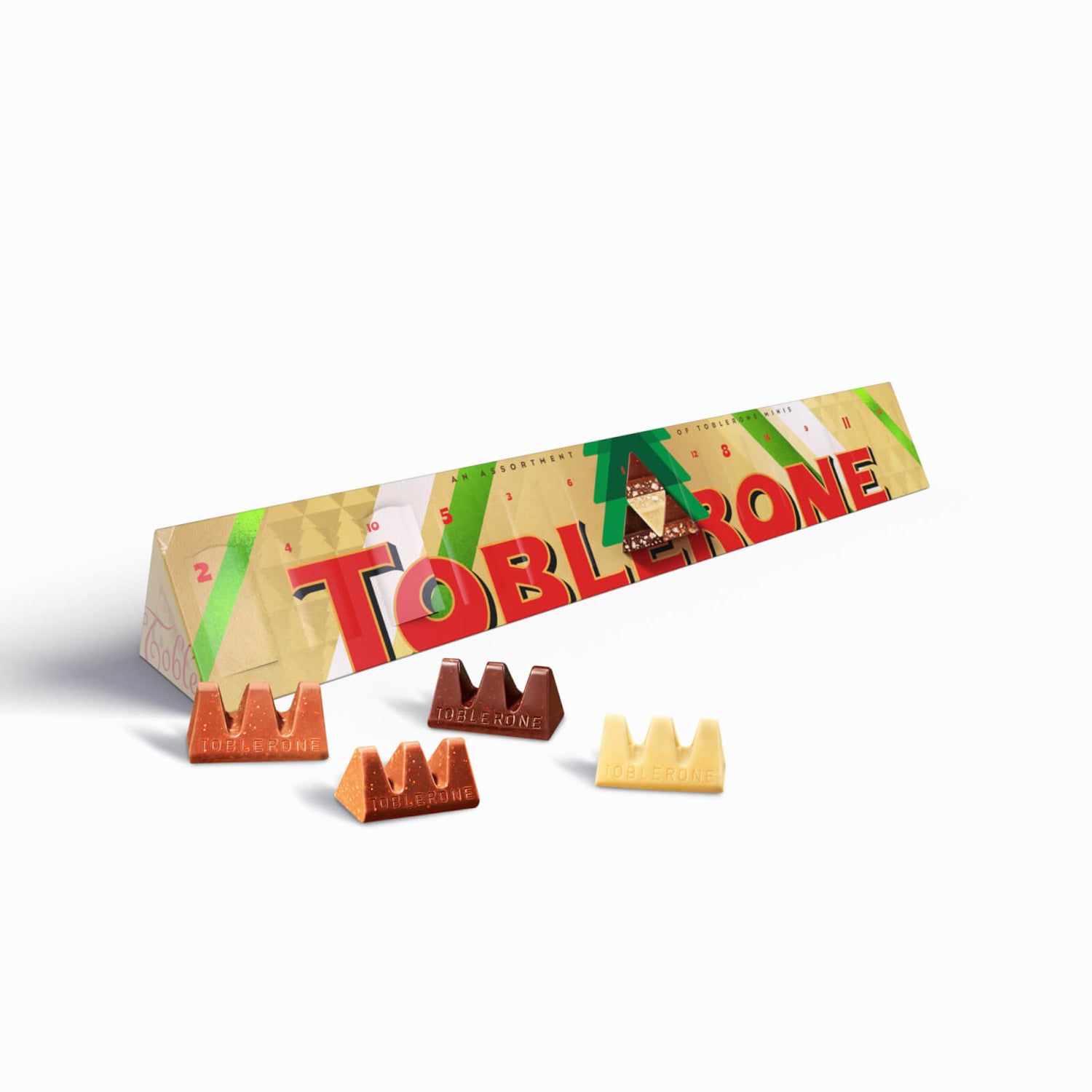 Personalised Christmas Advent Calendar Toblerone