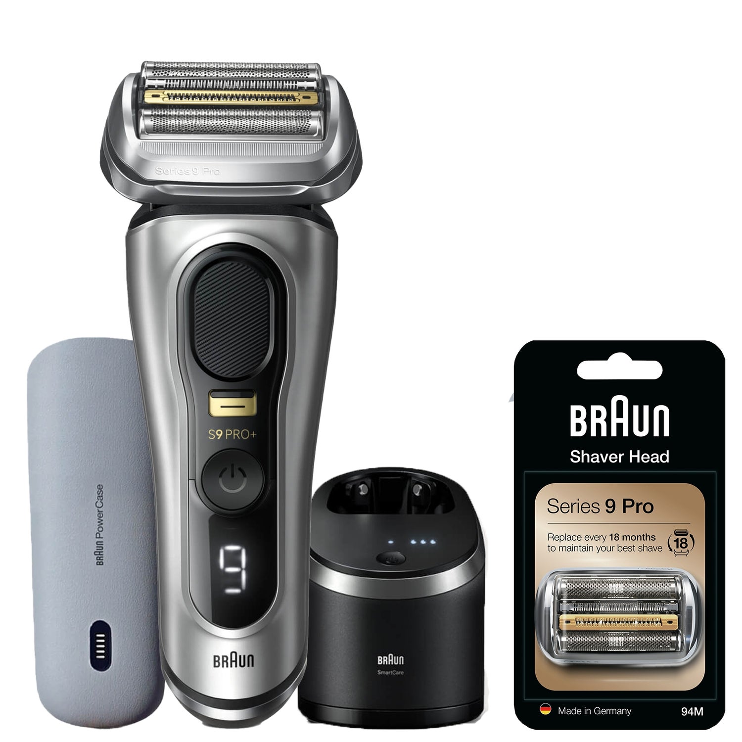 Braun Series 9 Pro 100 Tage Testen Braun Series 9 Pro+ 9577cc Rasierer mit Ersatzscherkopf 94M