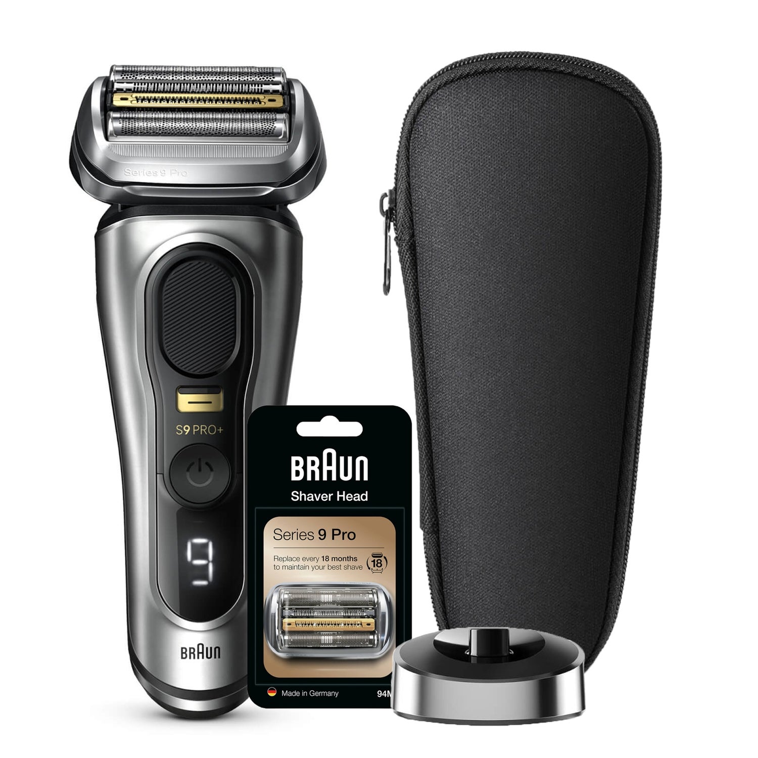 Braun Series 9 Pro+ 9517s Elektrorasierer Mit Braun 9 Elektrorasierer Ersatzscherteil 94M