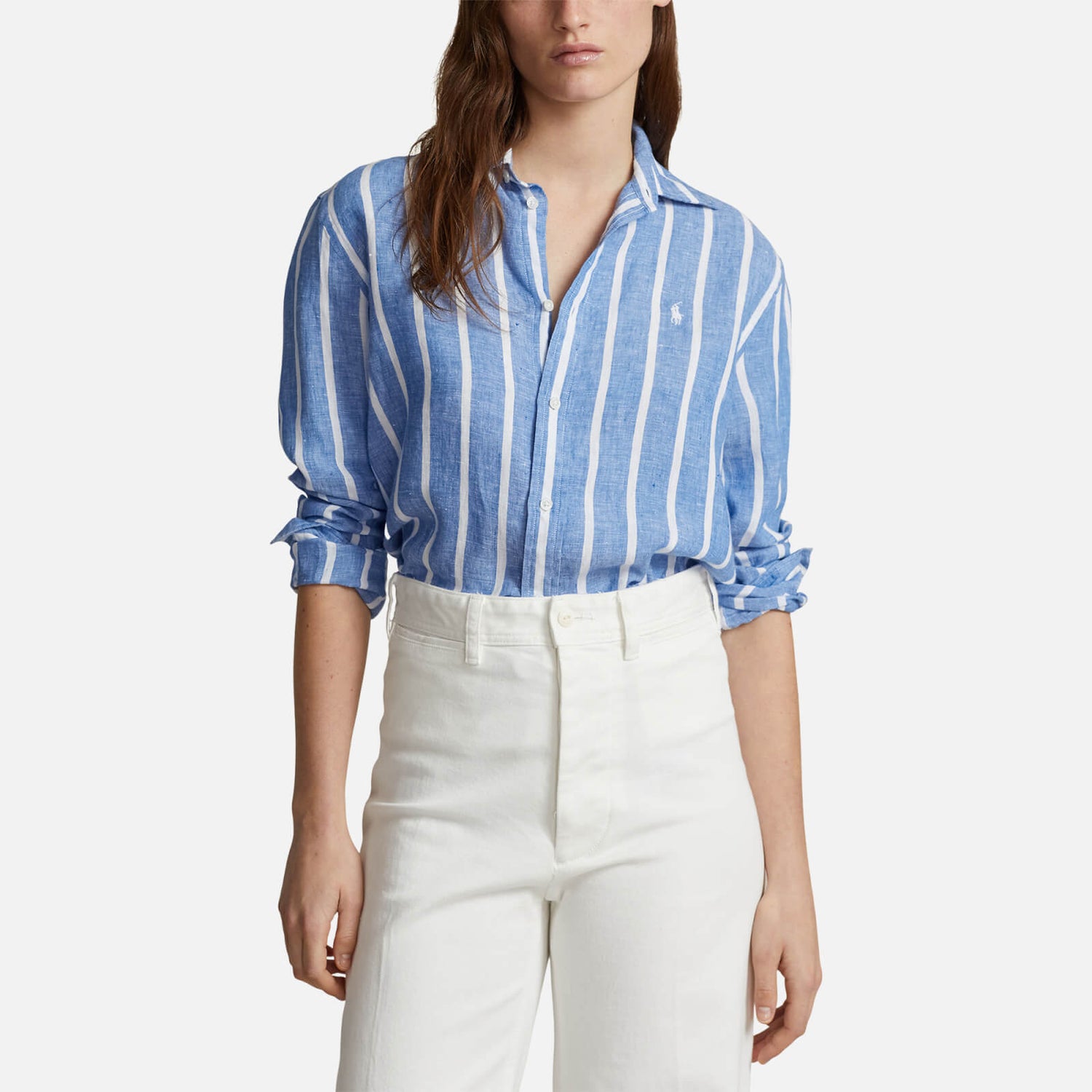 Polo Ralph Lauren Striped Linen Shirt | TheHut.com