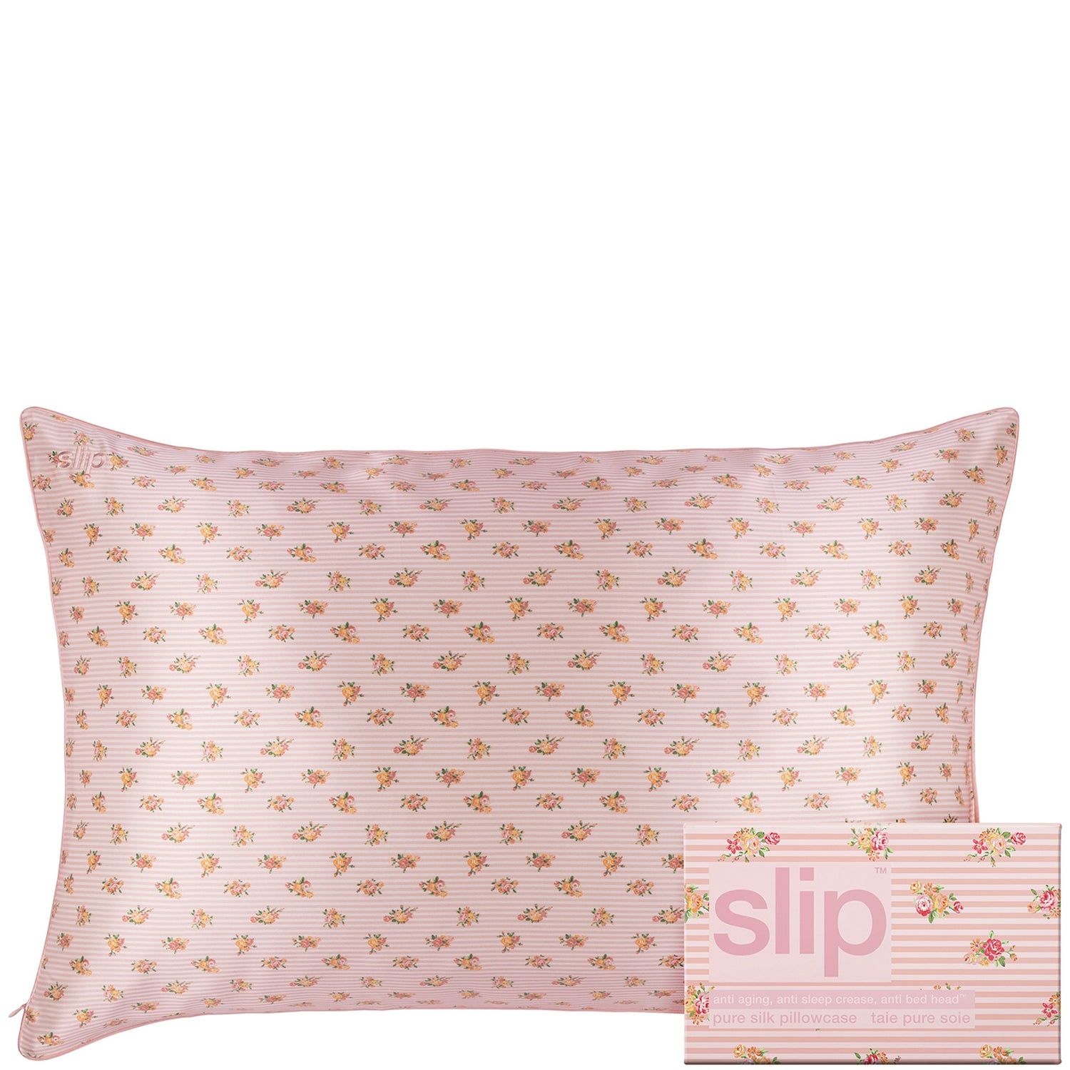 Slip Pure Silk Queen Pillowcase Petal LOOKFANTASTIC