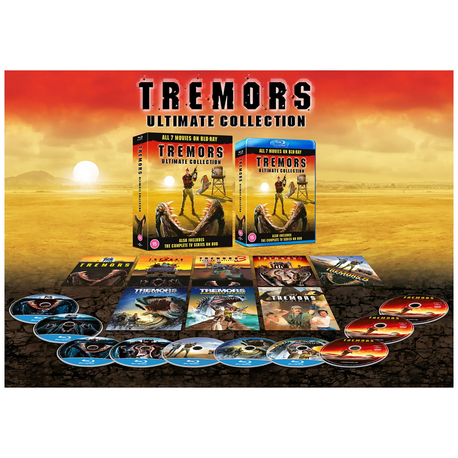 Tremors Ultimate TV And Film Collection Blu-ray - Zavvi UK