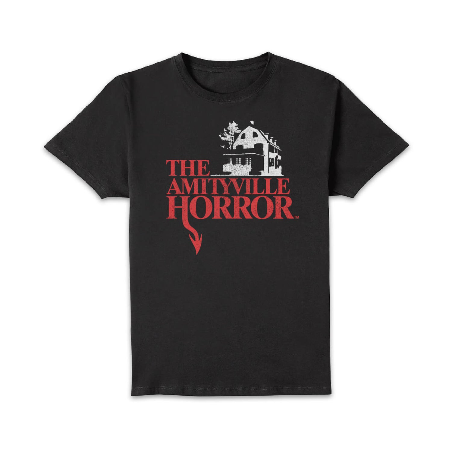 The Amityville Horror Vintage Logo Unisex TShirt Black Clothing