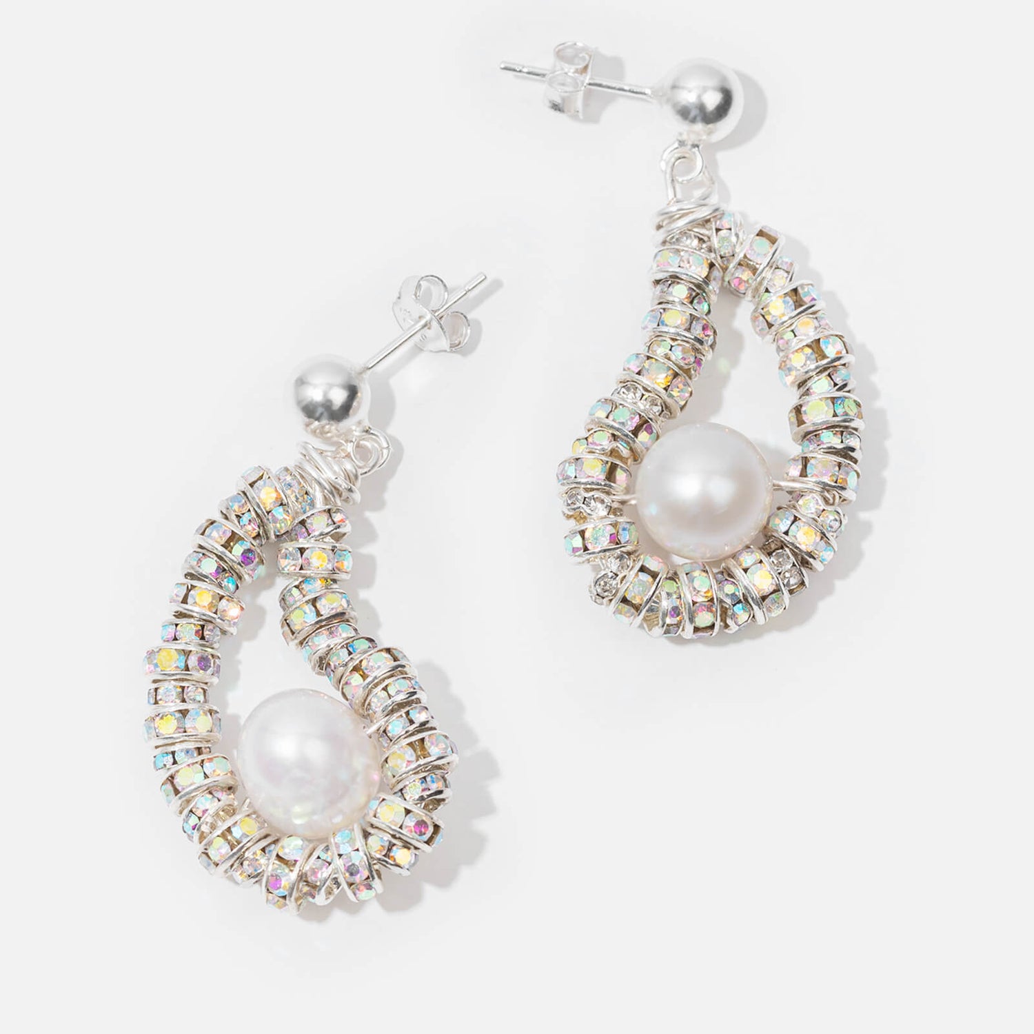 Pearl Octopuss.y Mini Oyster Freshwater Pearl Drop Earrings | 免邮