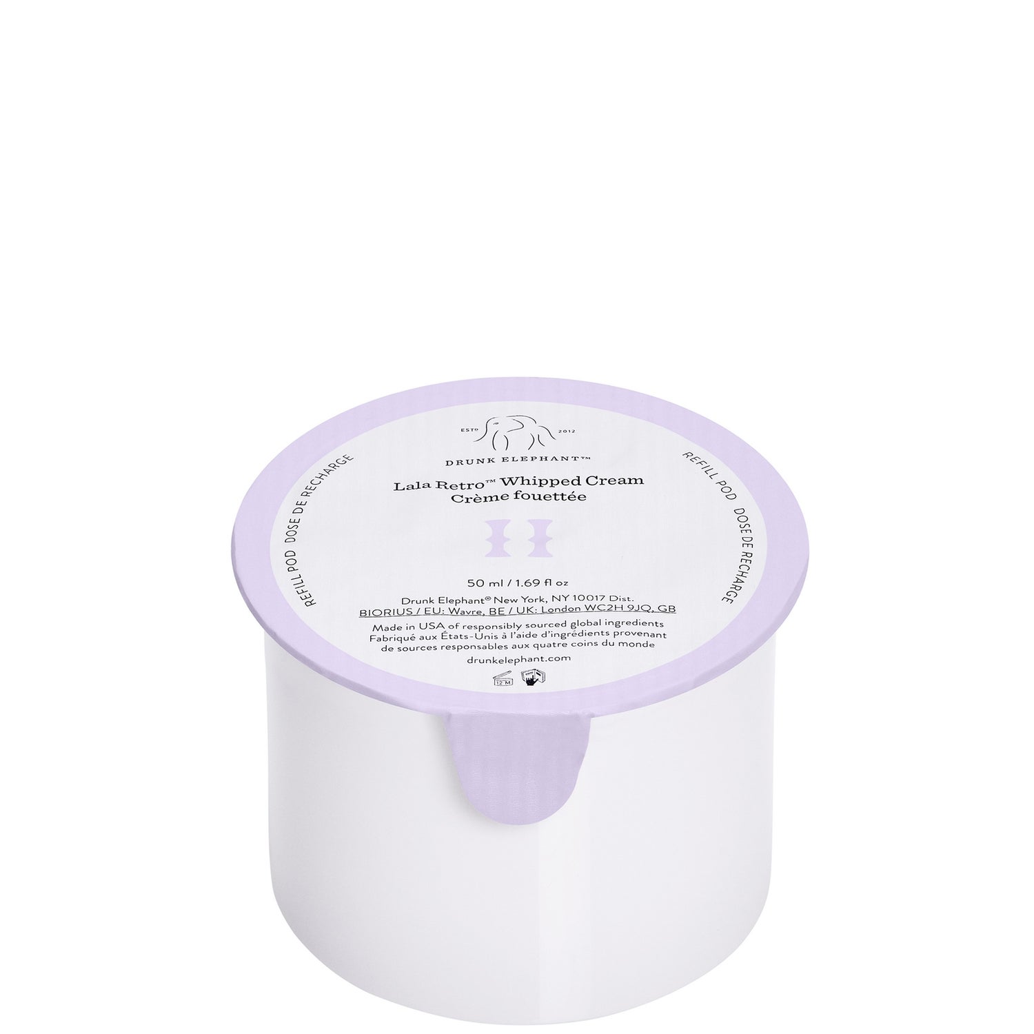 Drunk Elephant Lala Retro Whipped Cream Refill 50ml LOOKFANTASTIC