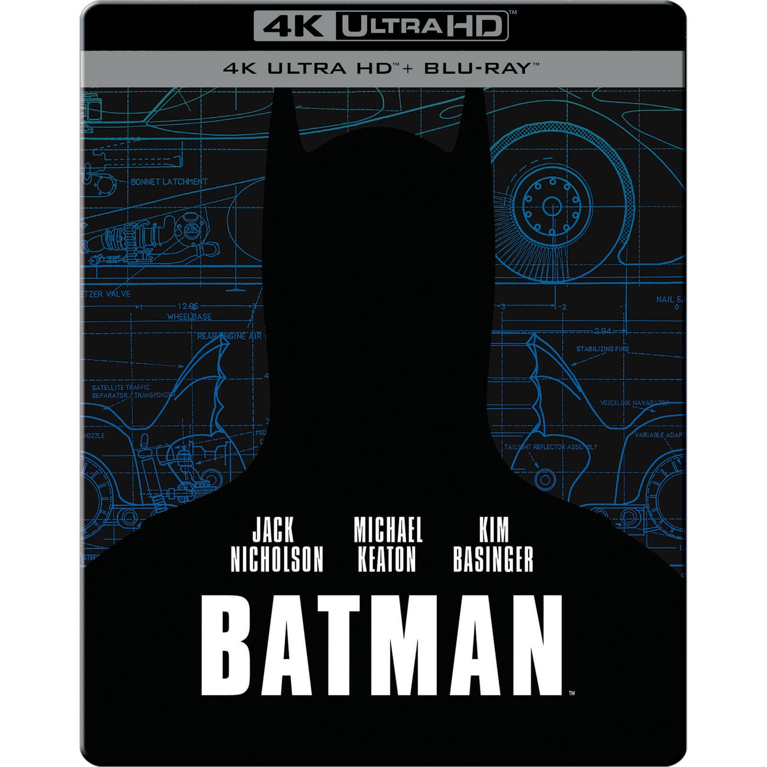 Batman Zavvi Exclusive 4K Ultra HD Steelbook 4K - Zavvi UK
