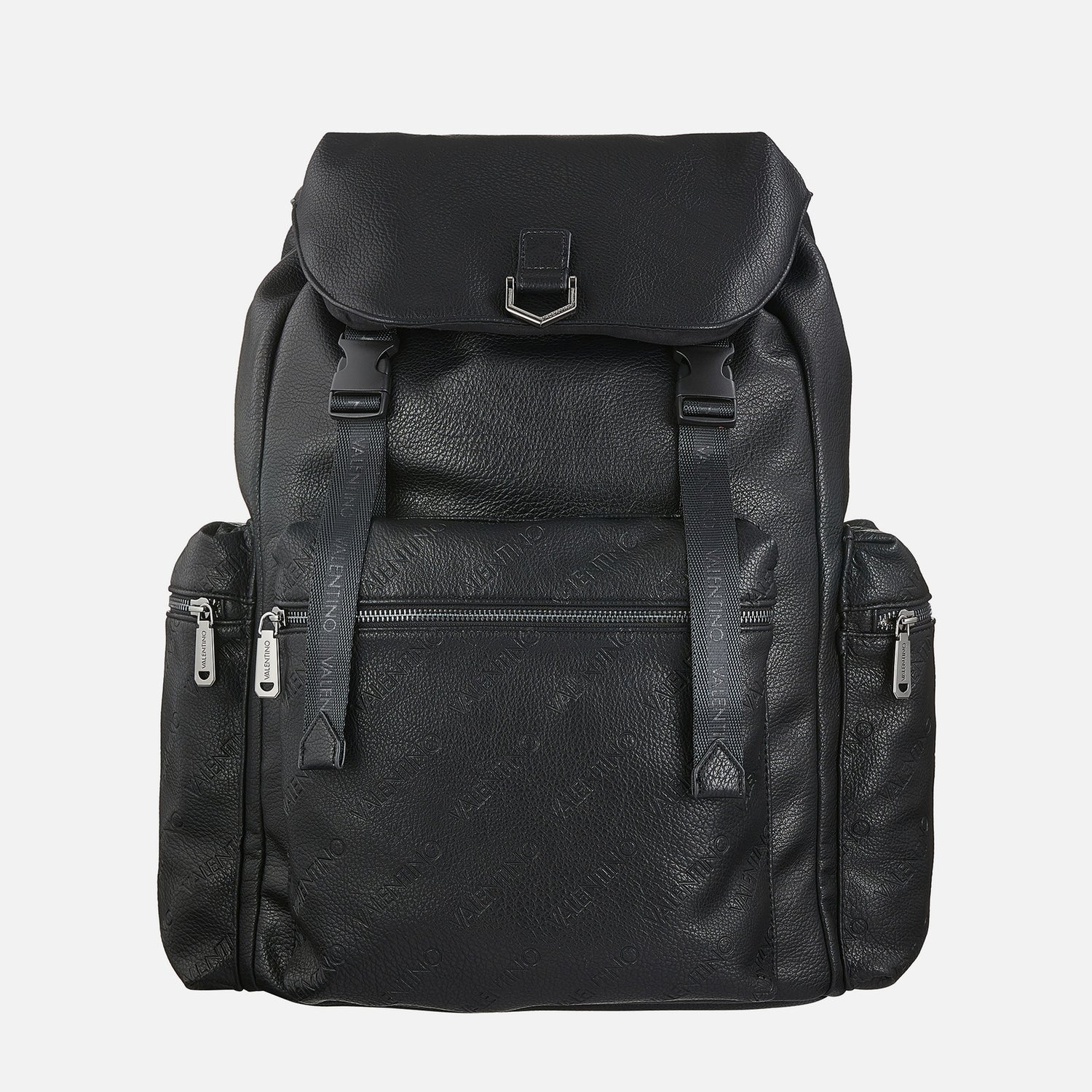 Valentino Drop Pebble-Grained Faux Leather Backpack | TheHut.com