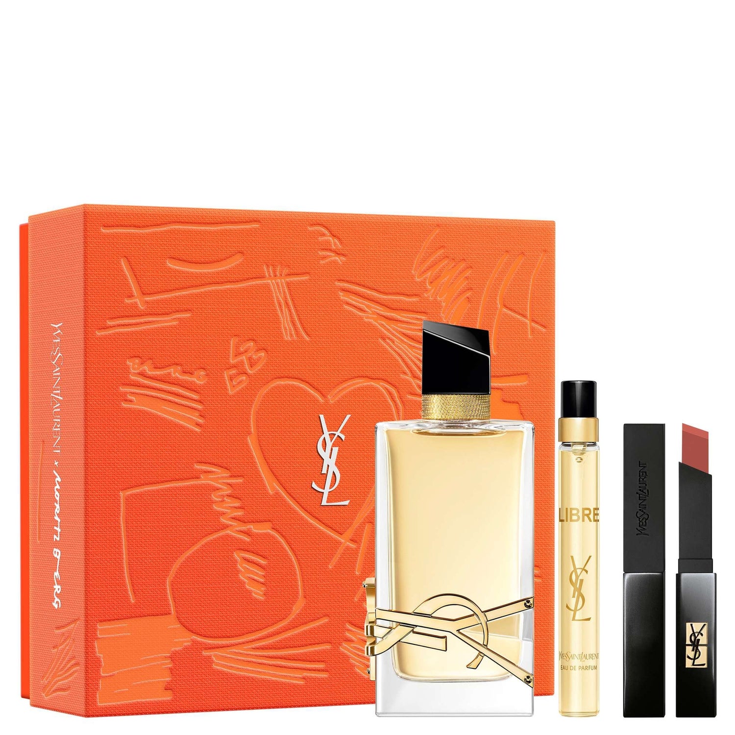 Yves Saint Laurent Libre Eau de Parfum 90ml, 10ml and Lipstick Set ...