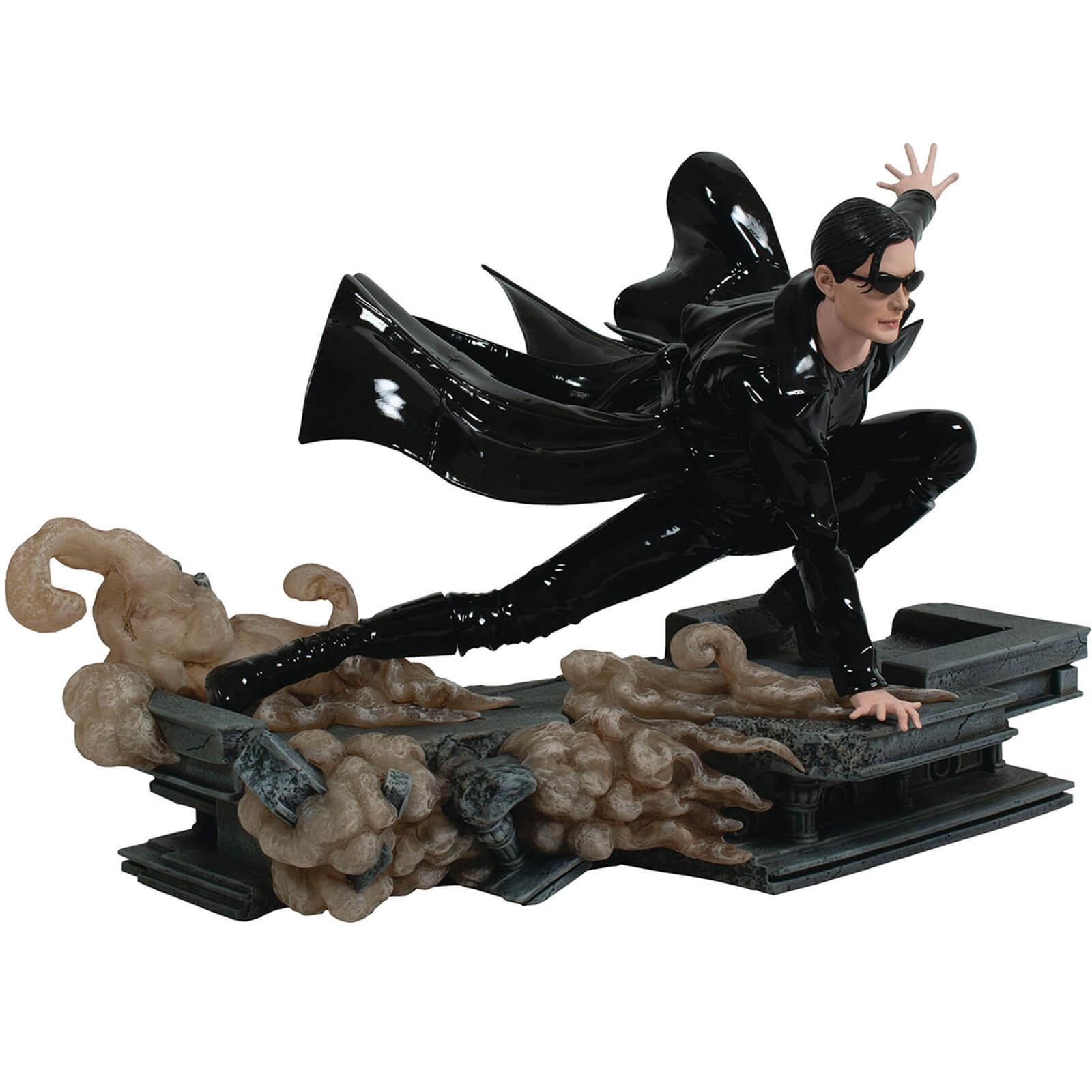 Diamond select Matrix Deluxe De Gallery PVC Trinity-figuur Zwart| Techinn Beeldjes